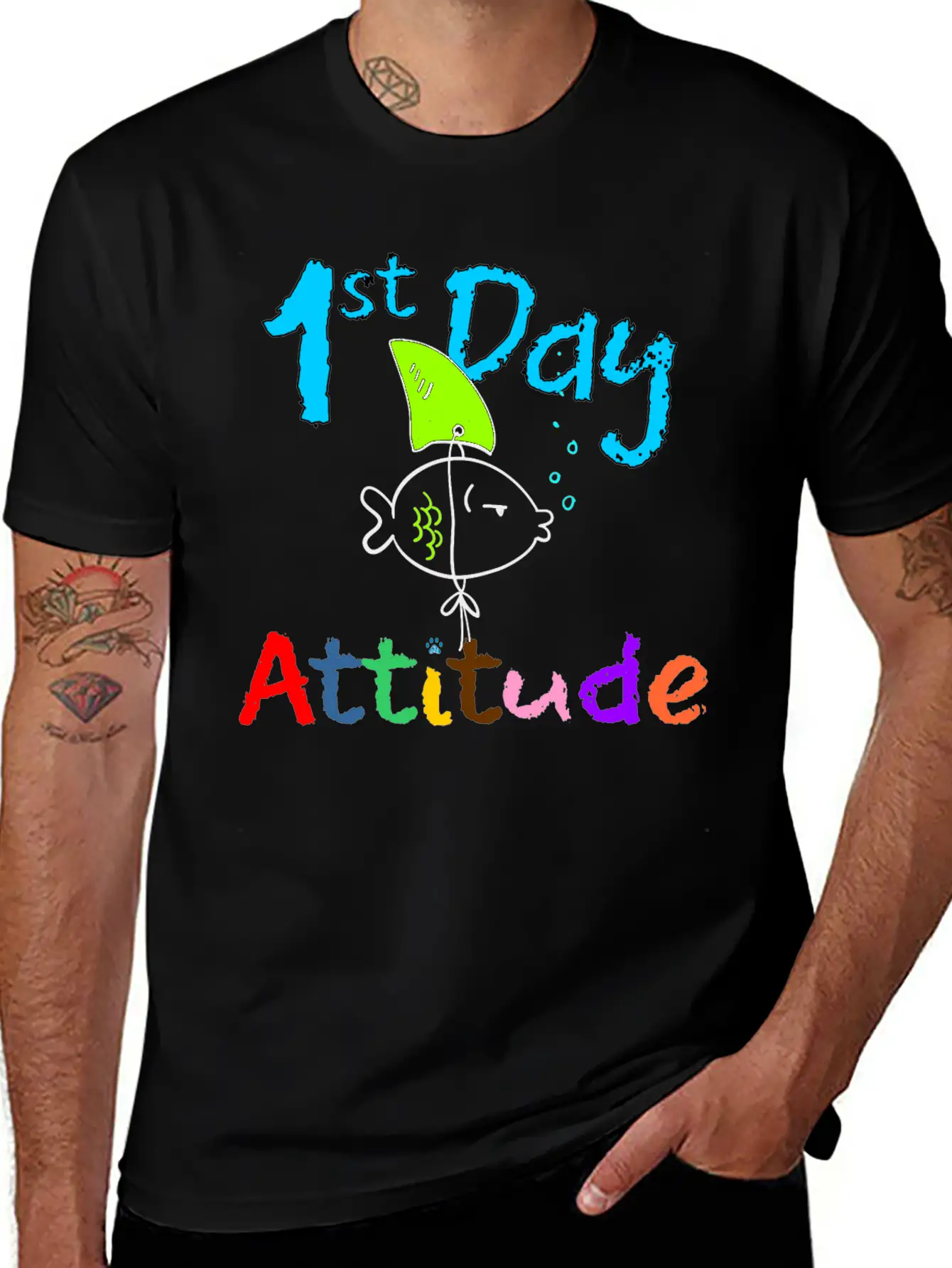 1st Day Attitude Soft Cotton Short Sleeve Tee – Unisex Wardrobe Staple