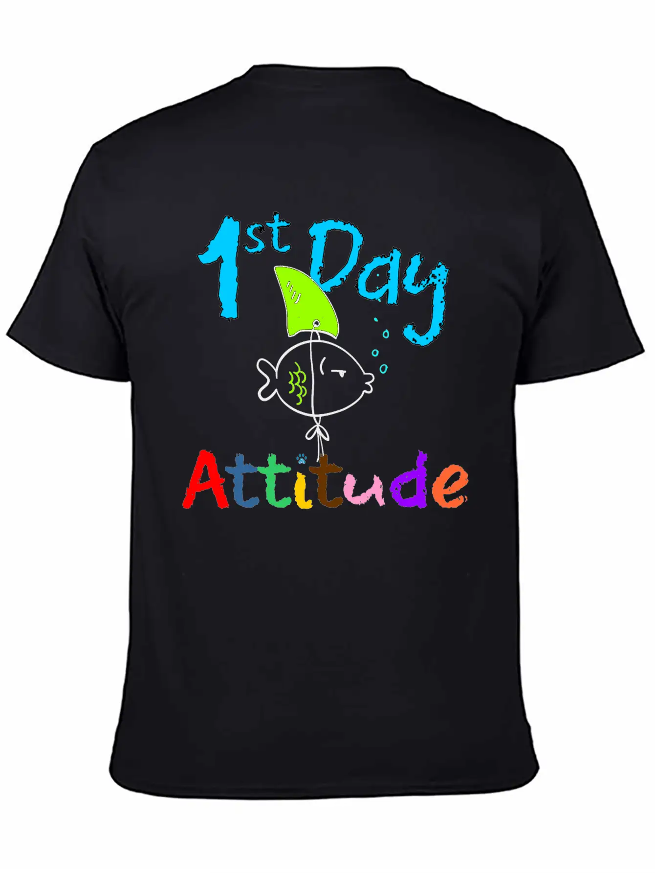 1st Day Attitude Soft Cotton Short Sleeve Tee – Unisex Wardrobe Staple