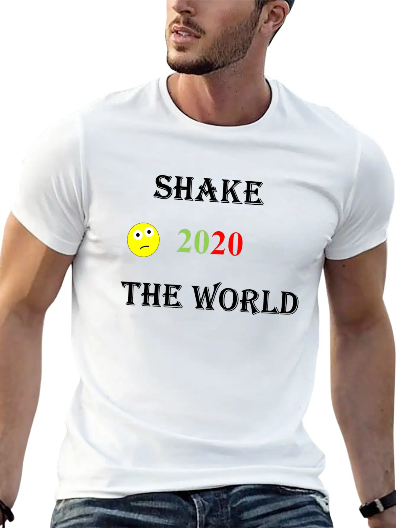 2020 1 Unisex Short Sleeve Soft Cotton T-Shirt – Casual Everyday Wear