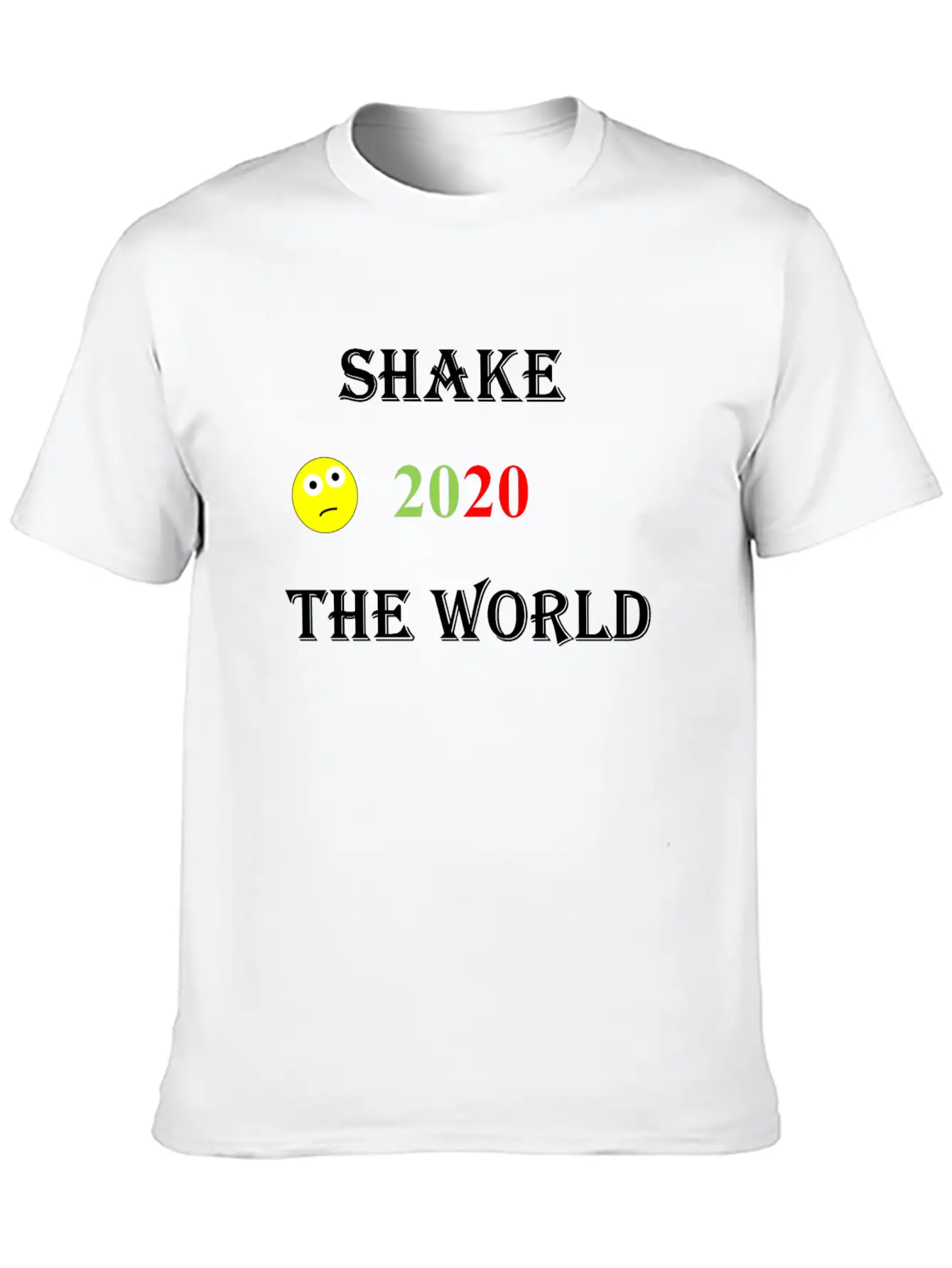 2020 1 Unisex Short Sleeve Soft Cotton T-Shirt – Casual Everyday Wear