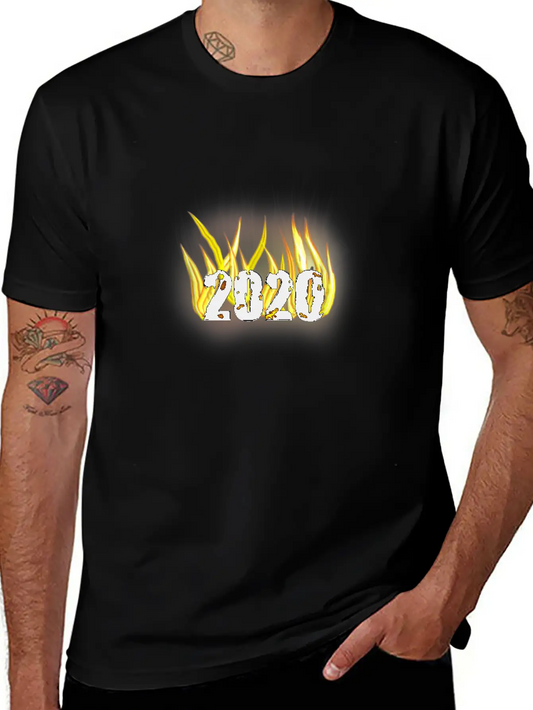 2020 In Flames Simple Everyday Graphic Tee – Lightweight Summer Wear