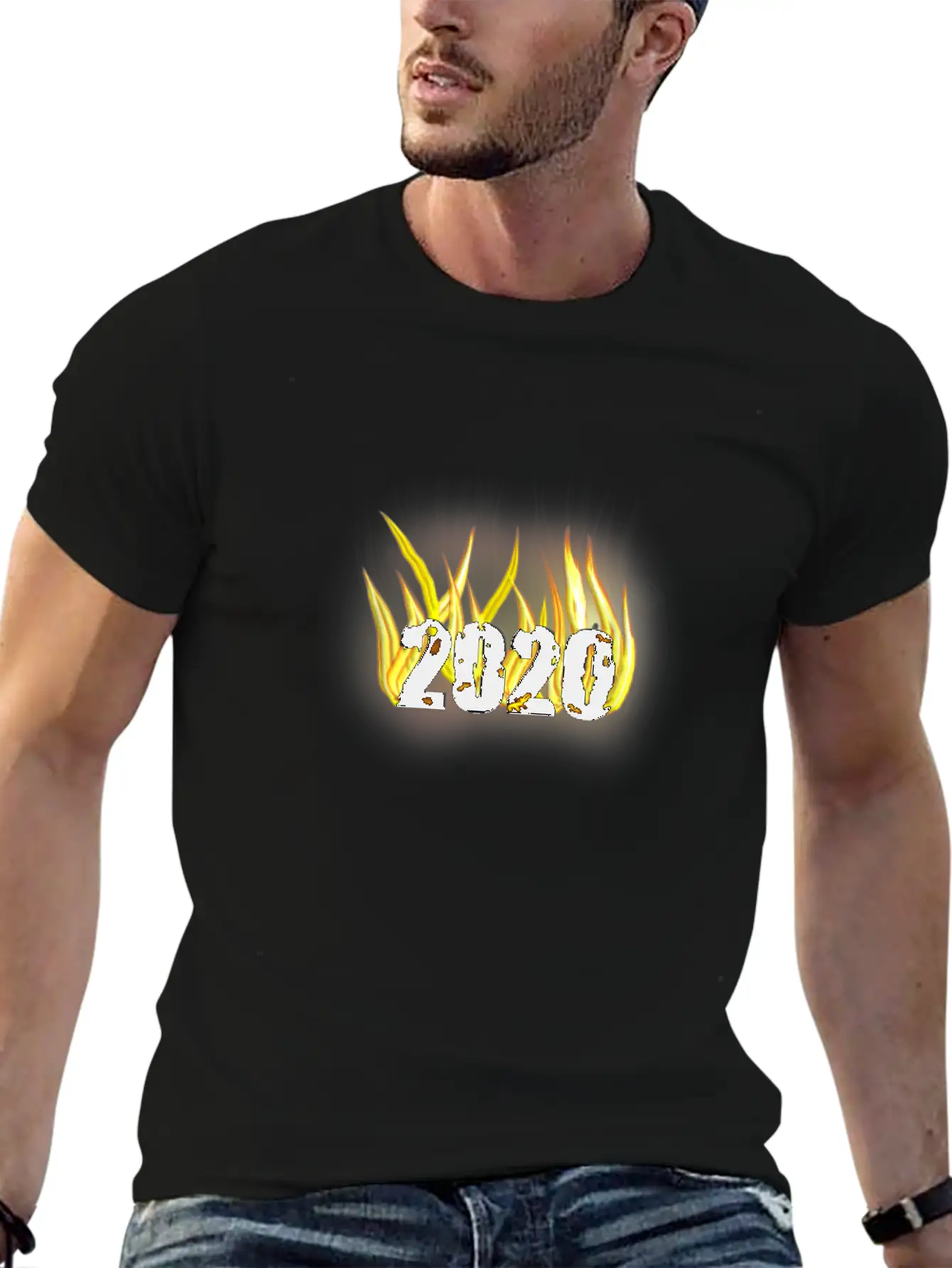 2020 In Flames Simple Everyday Graphic Tee – Lightweight Summer Wear