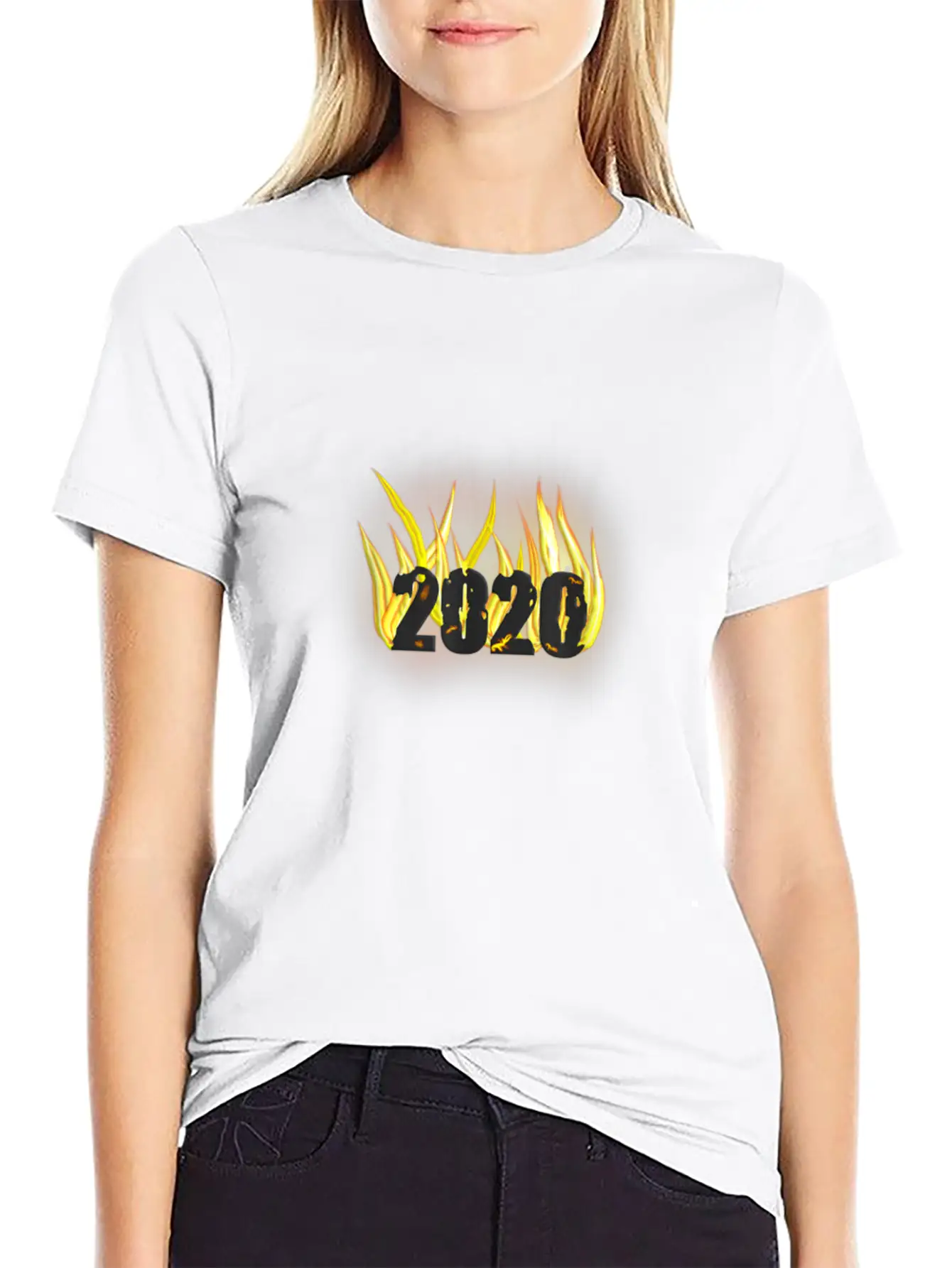 2020 In Flames Simple Everyday Graphic Tee – Lightweight Summer Wear