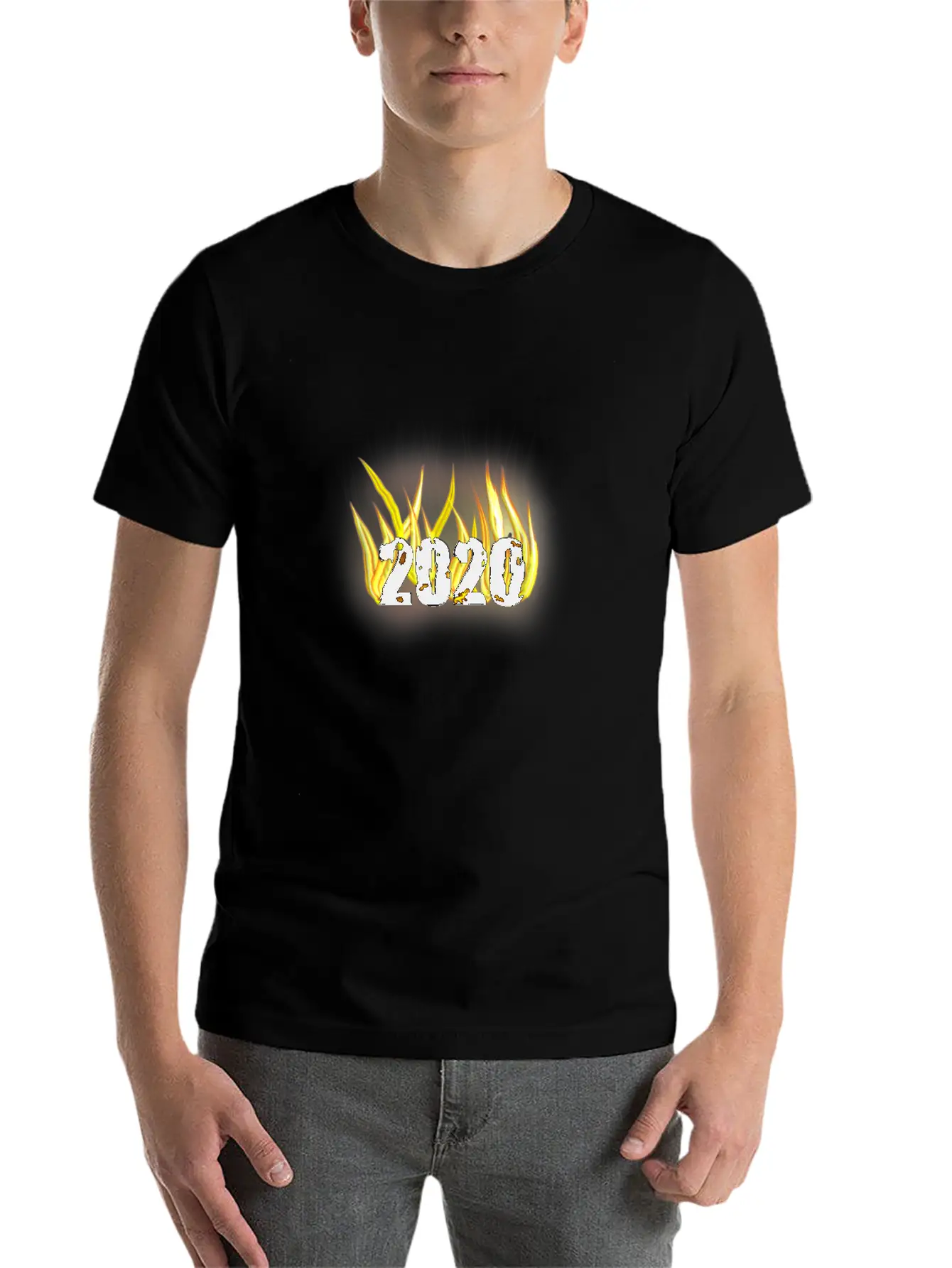 2020 In Flames Simple Everyday Graphic Tee – Lightweight Summer Wear