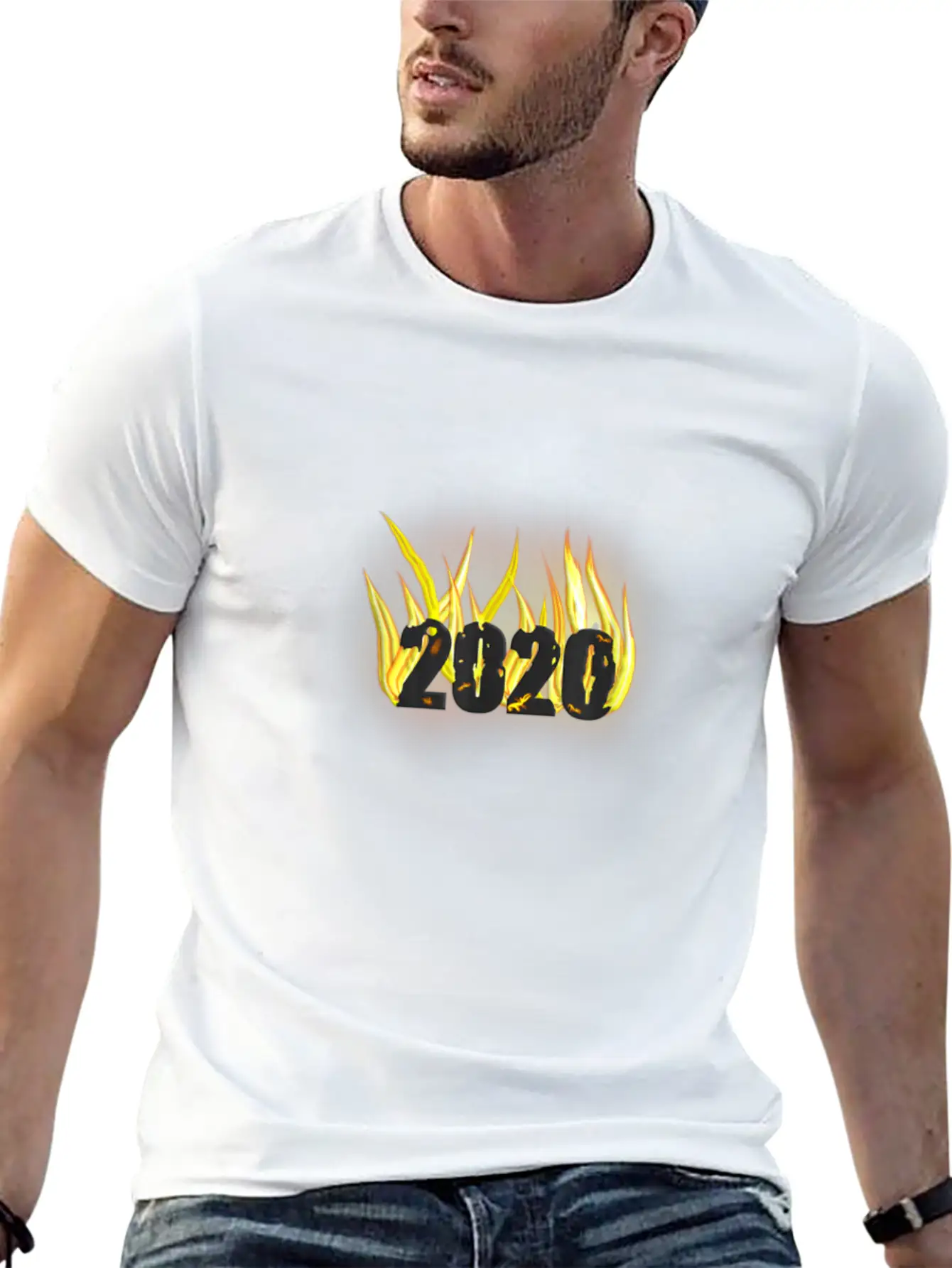 2020 In Flames Simple Everyday Graphic Tee – Lightweight Summer Wear