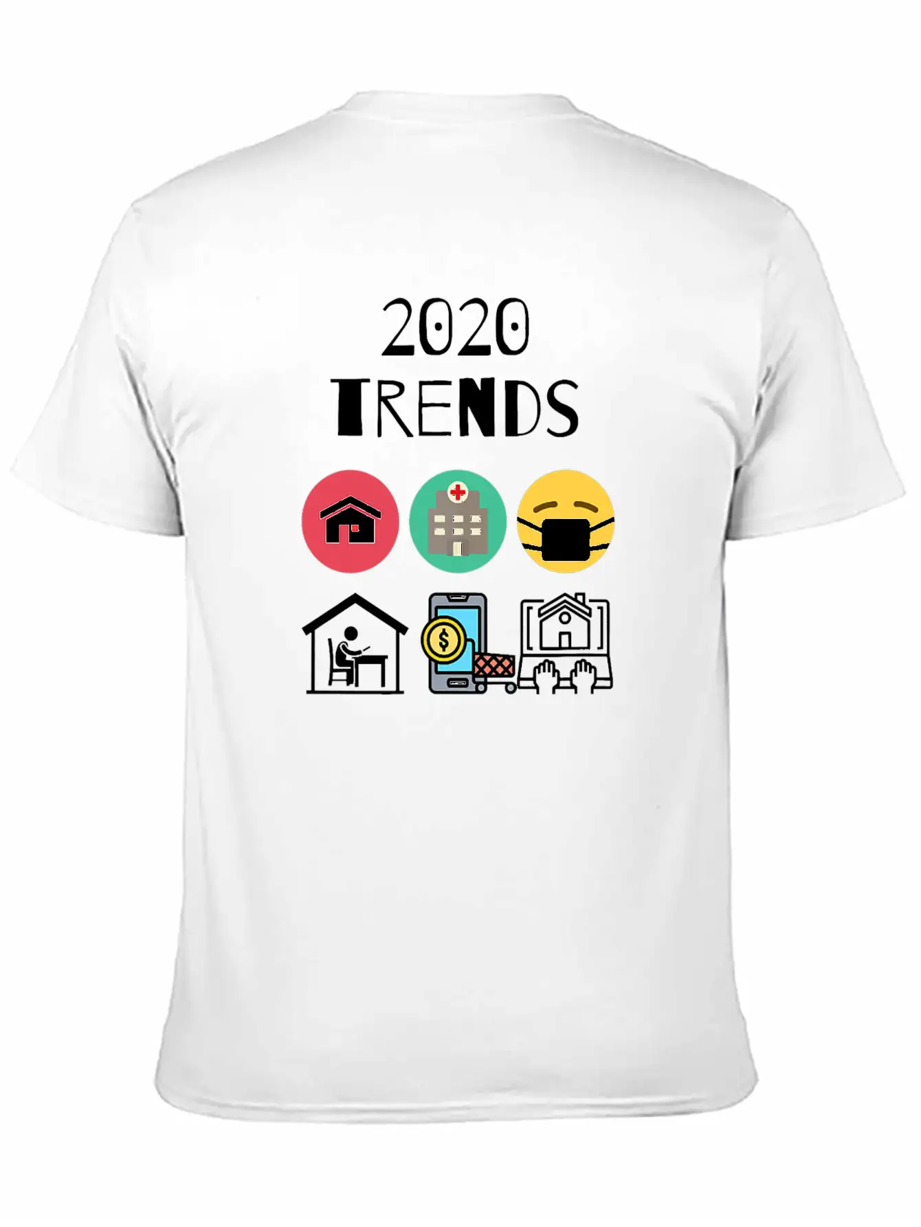 2020 Trends Mask Distance Learning Teach Virtual Lightweight Cotton T-Shirt – Daily Comfort Graphic Shirt