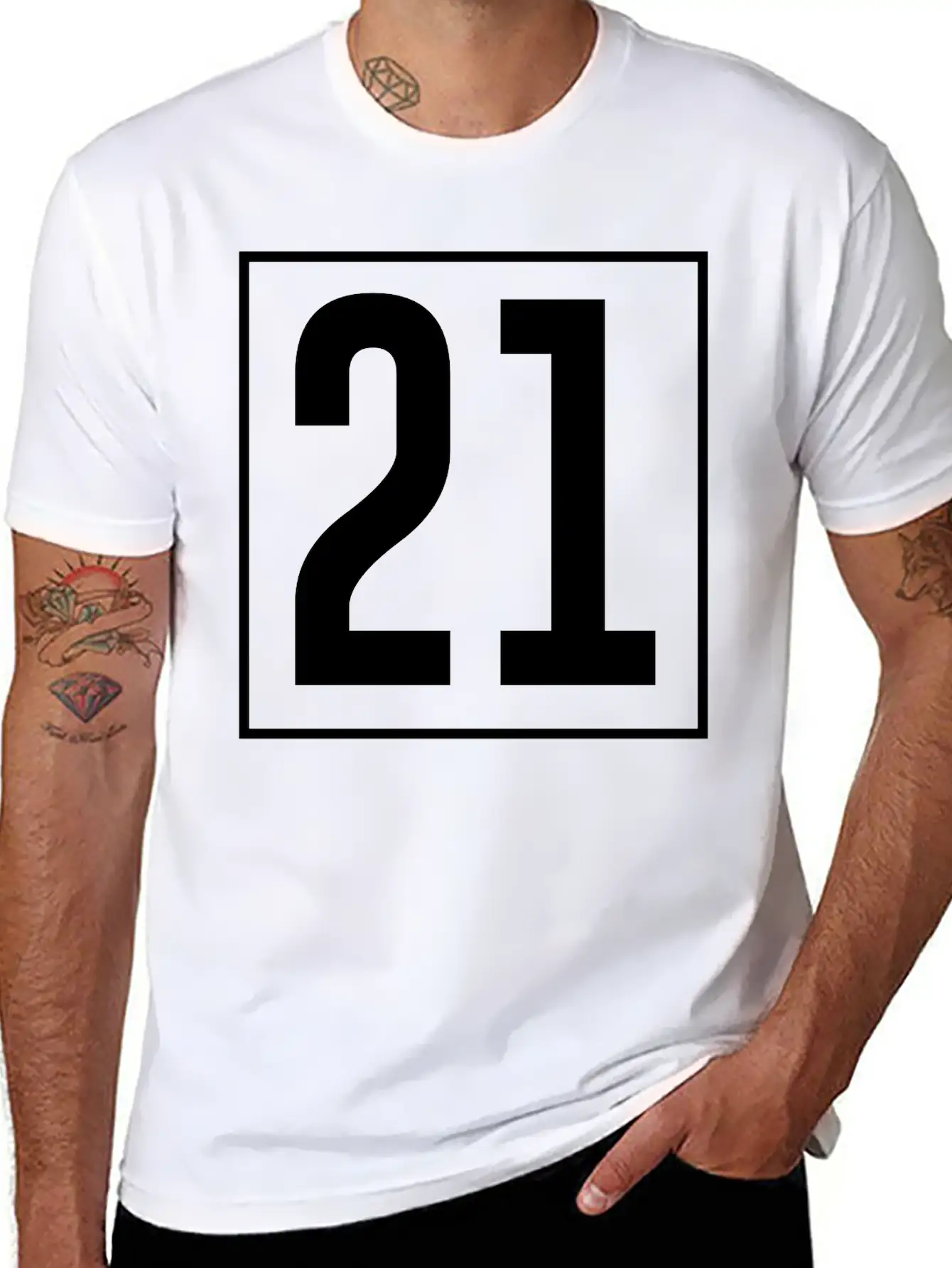 21 Simple Everyday Graphic Tee – Lightweight Summer Wear