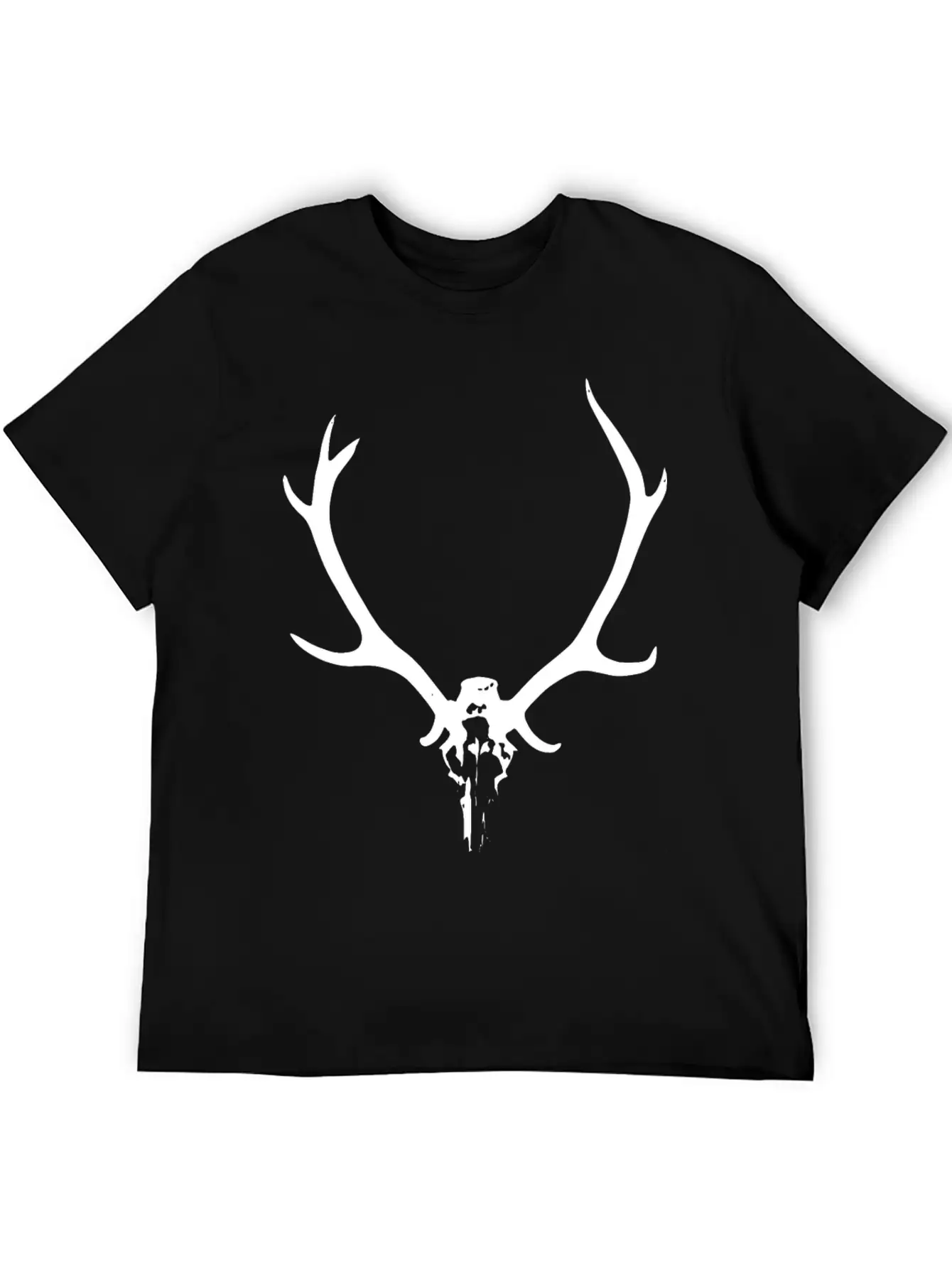 2reborn JÄGER GEWEIH Hunter Deer Wild Solo Wh Unisex Cotton Tee – Relaxed Fit For Any Occasion