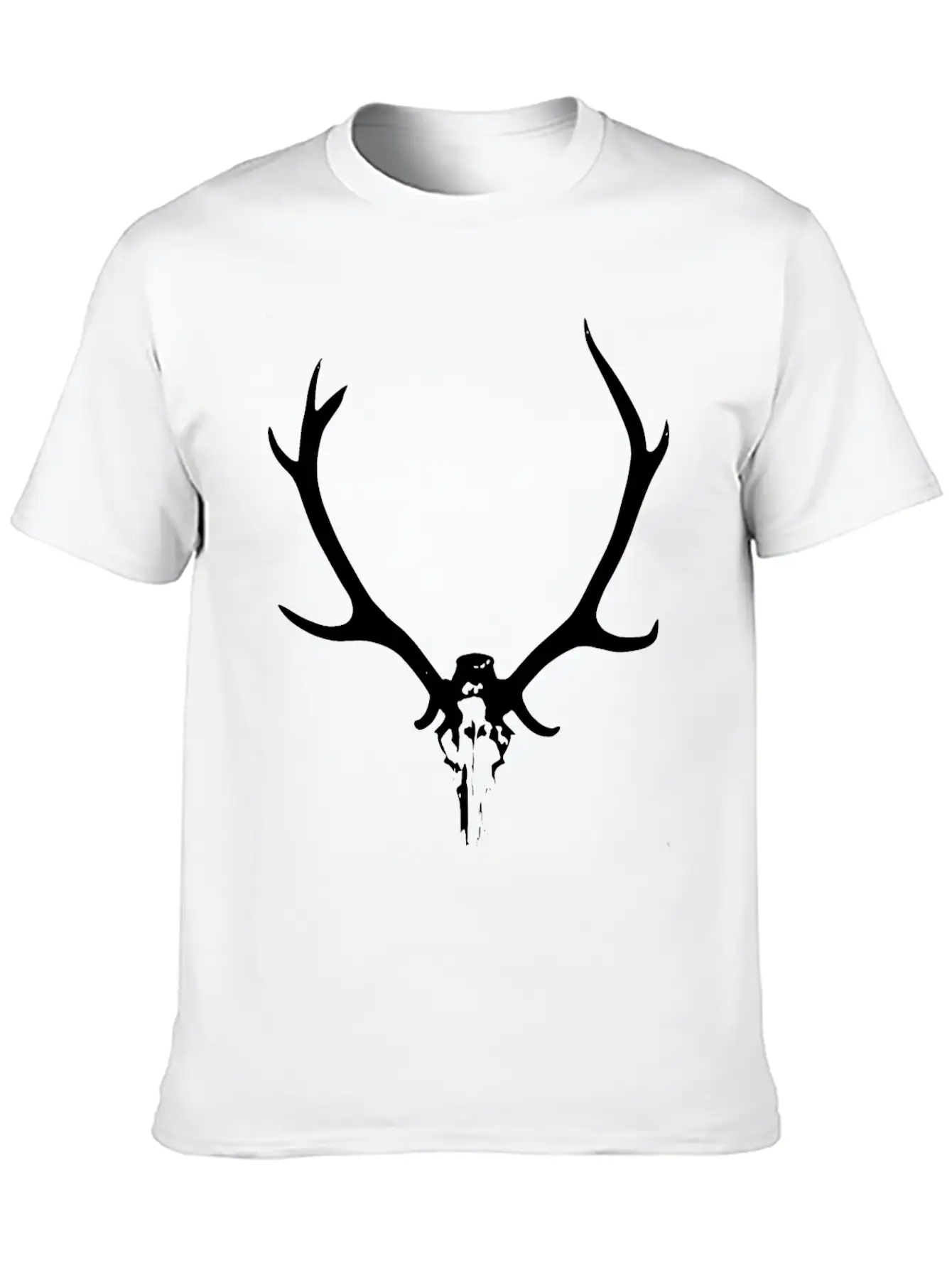 2reborn JÄGER GEWEIH Hunter Deer Wild Solo Wh Unisex Cotton Tee – Relaxed Fit For Any Occasion
