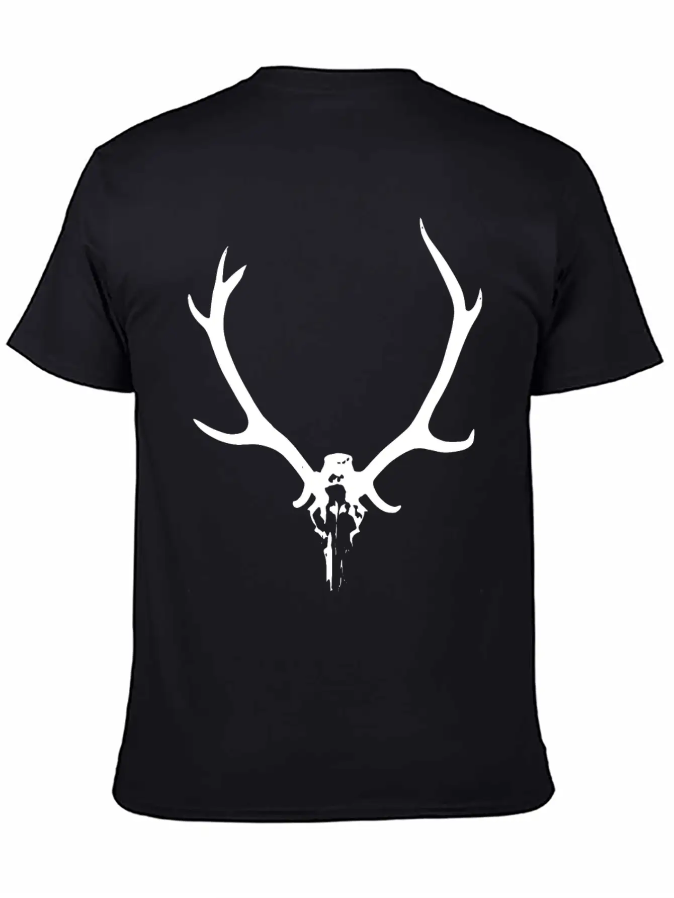 2reborn JÄGER GEWEIH Hunter Deer Wild Solo Wh Unisex Cotton Tee – Relaxed Fit For Any Occasion