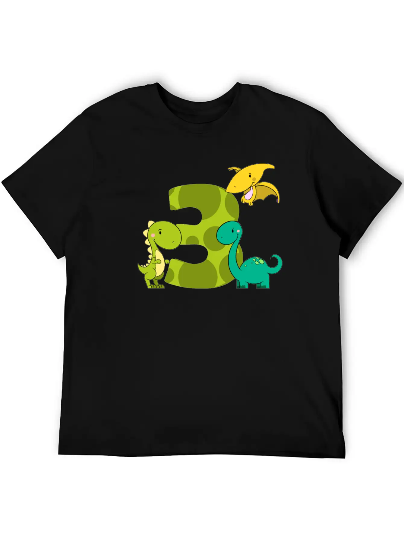 3 Year Old Boy Dinosaurs 3rd Birthday Unisex Cotton Tee – Relaxed Fit For Any Occasion
