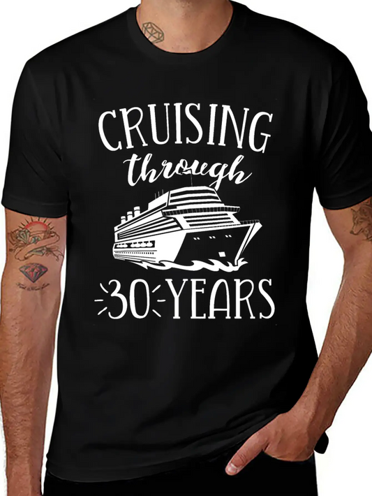 30th Anniversary Cruise TShirt Vacation Match Unisex Cotton Tee – Relaxed Fit For Any Occasion