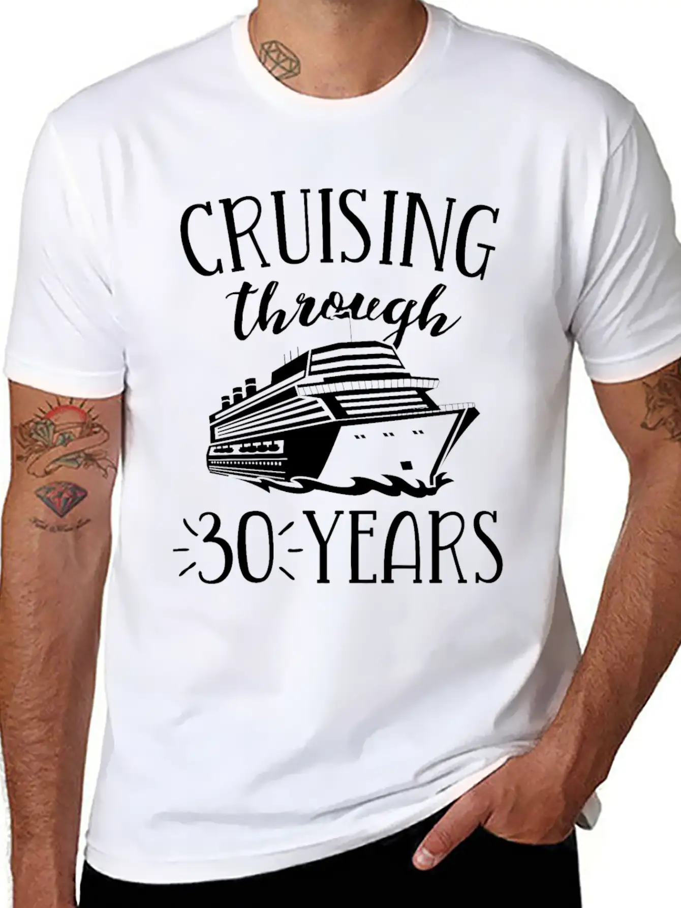30th Anniversary Cruise TShirt Vacation Match Unisex Cotton Tee – Relaxed Fit For Any Occasion