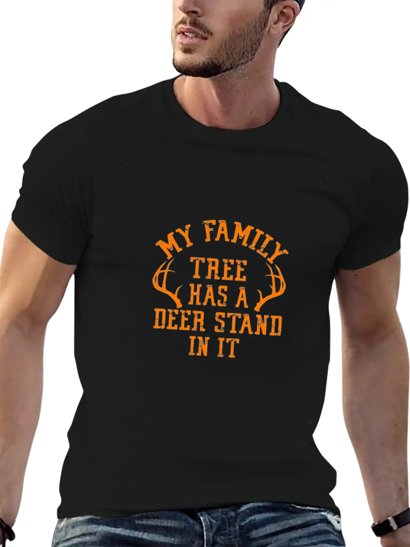 395 Camping T Shirt My Family Tree Has A Deer Stan Soft Cotton Short Sleeve Tee – Unisex Wardrobe Staple