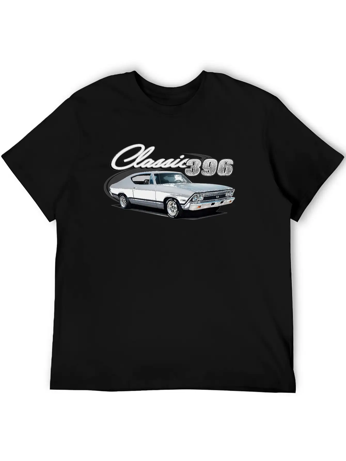 396 Silver Chevelle Unisex Cotton Tee – Relaxed Fit For Any Occasion