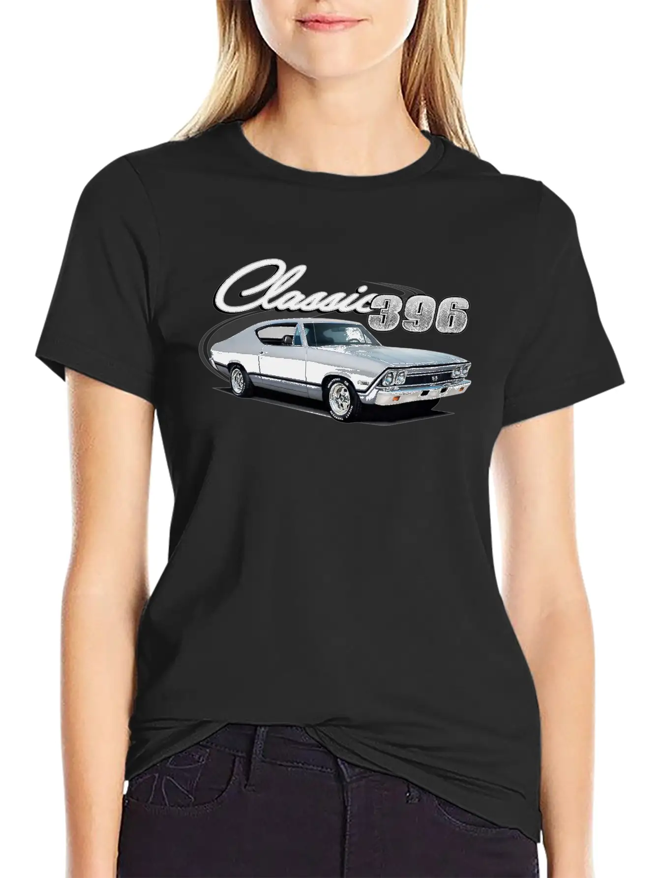 396 Silver Chevelle Unisex Cotton Tee – Relaxed Fit For Any Occasion