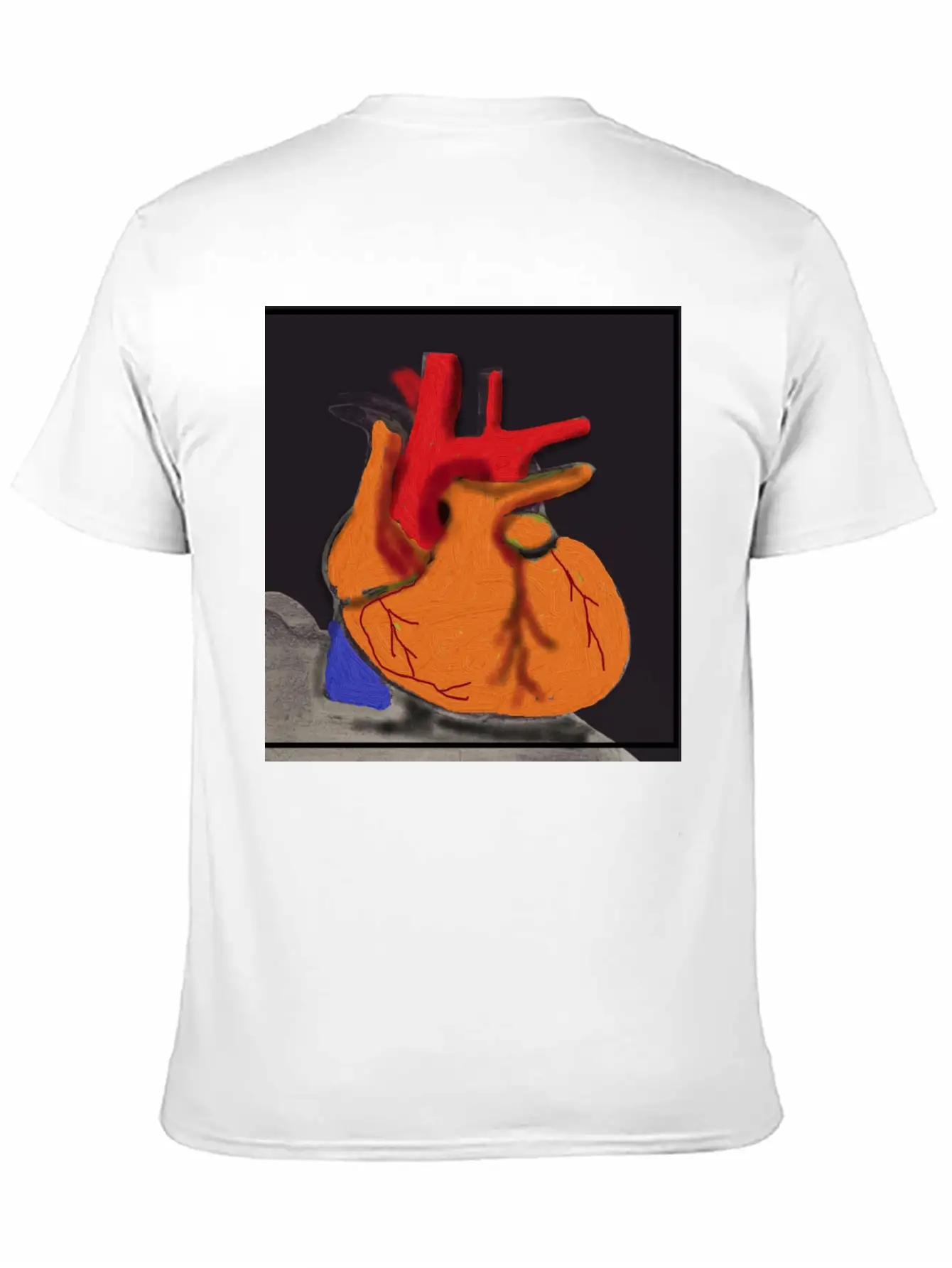 3D HEART Unisex Cotton Tee – Relaxed Fit For Any Occasion