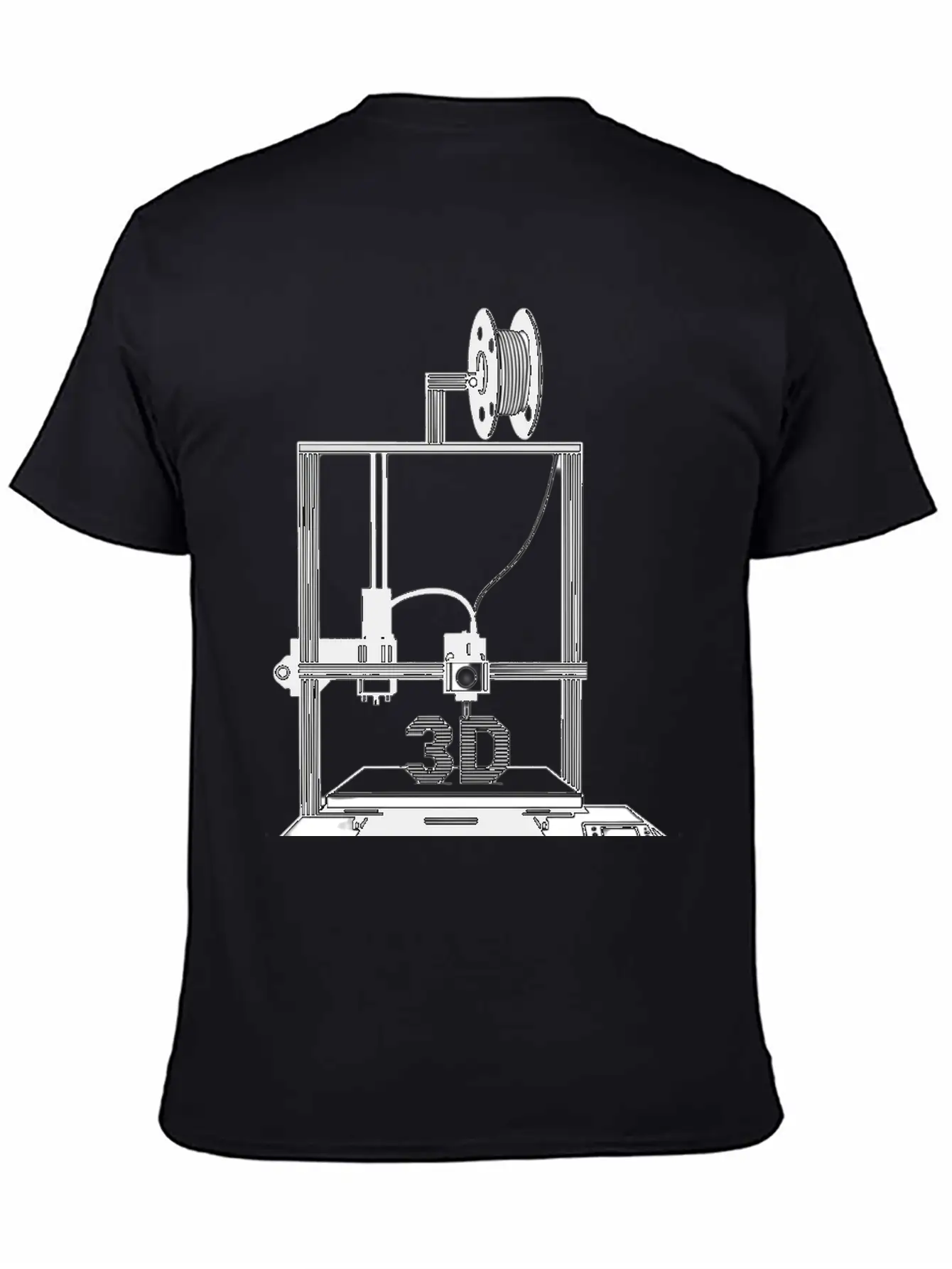3D Printer,Art For Men Women 3D Printing Printer Unisex Cotton Tee – Relaxed Fit For Any Occasion