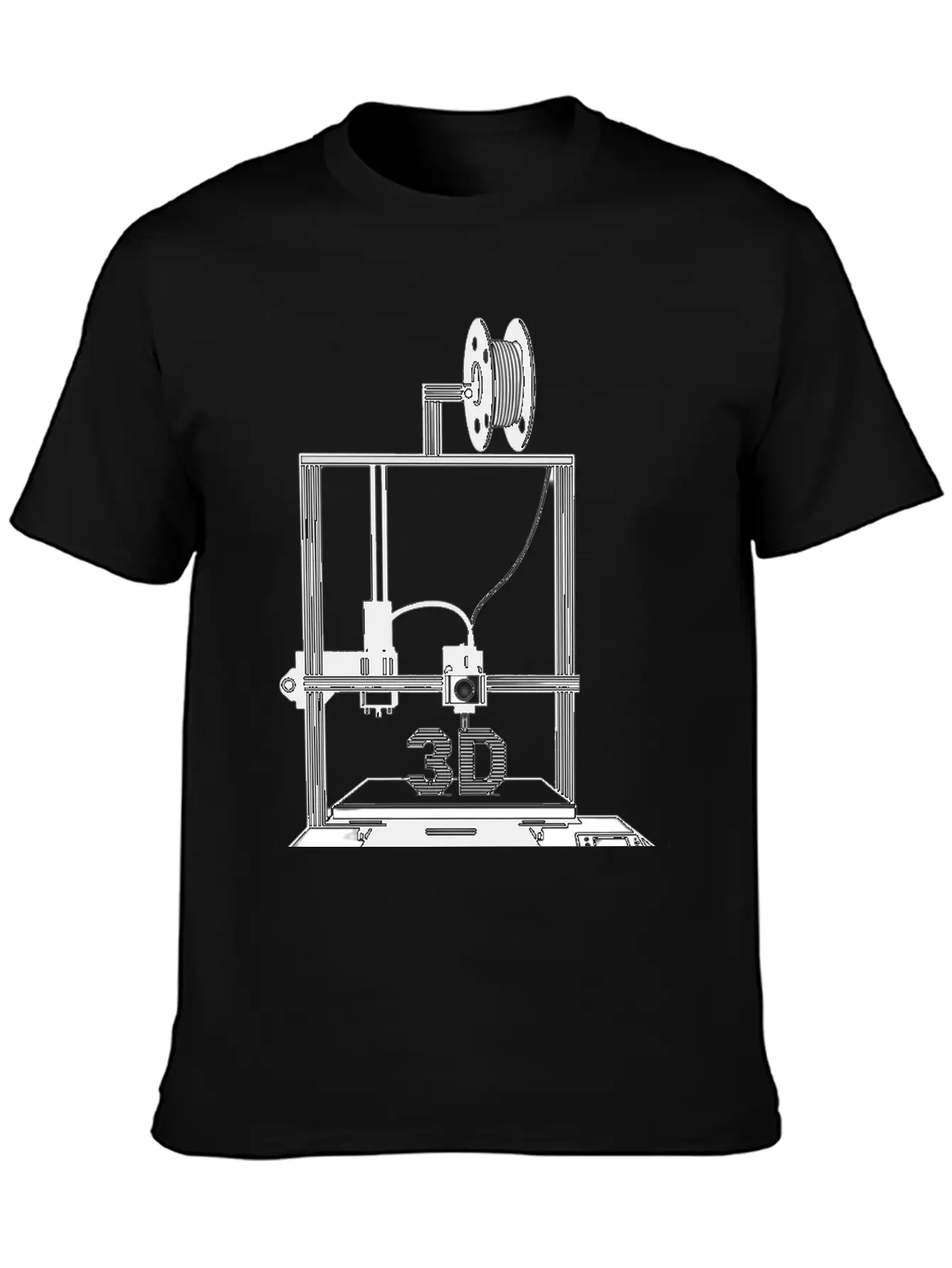 3D Printer,Art For Men Women 3D Printing Printer Unisex Cotton Tee – Relaxed Fit For Any Occasion