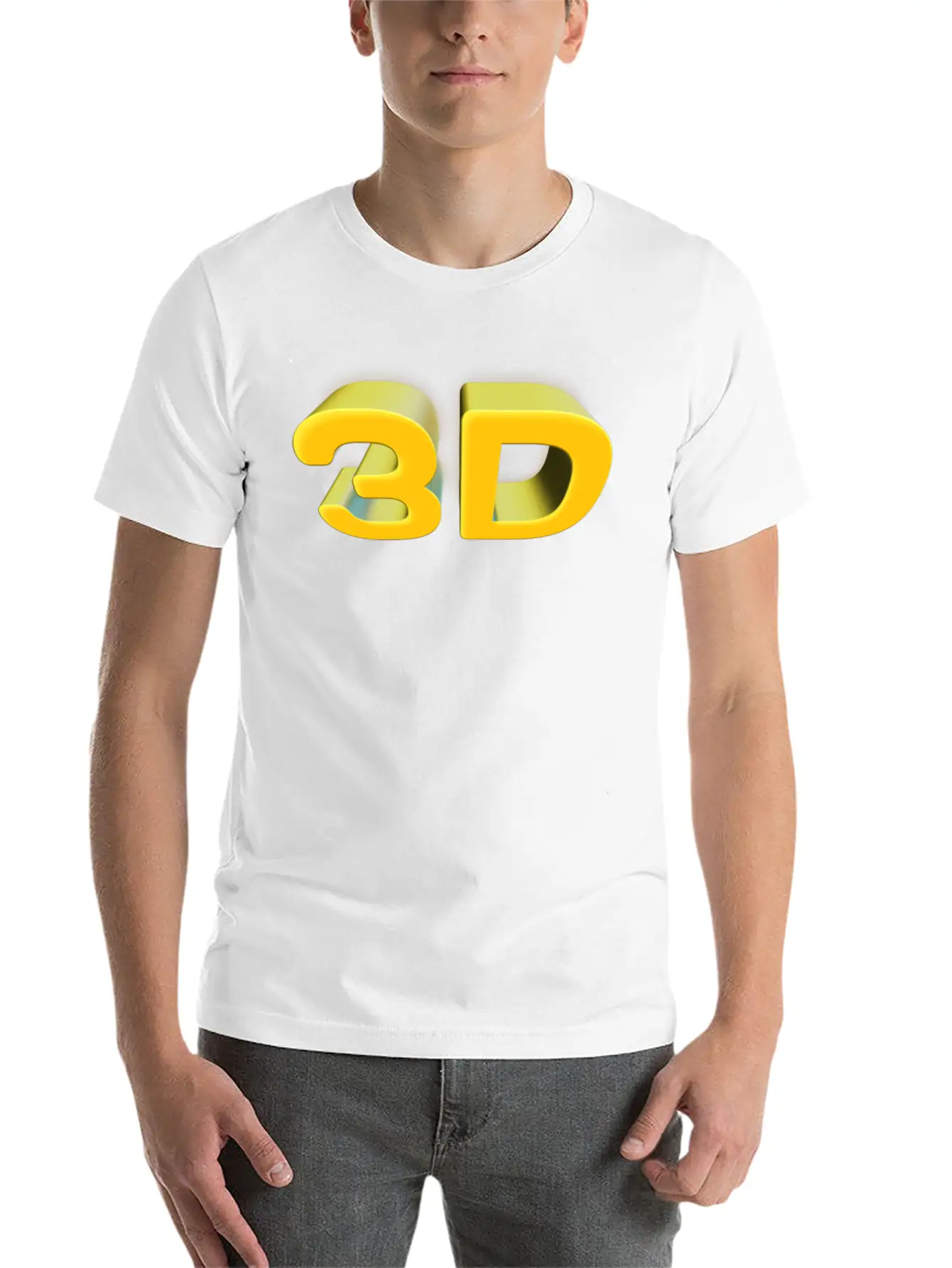 3D Unisex Cotton Tee – Relaxed Fit For Any Occasion