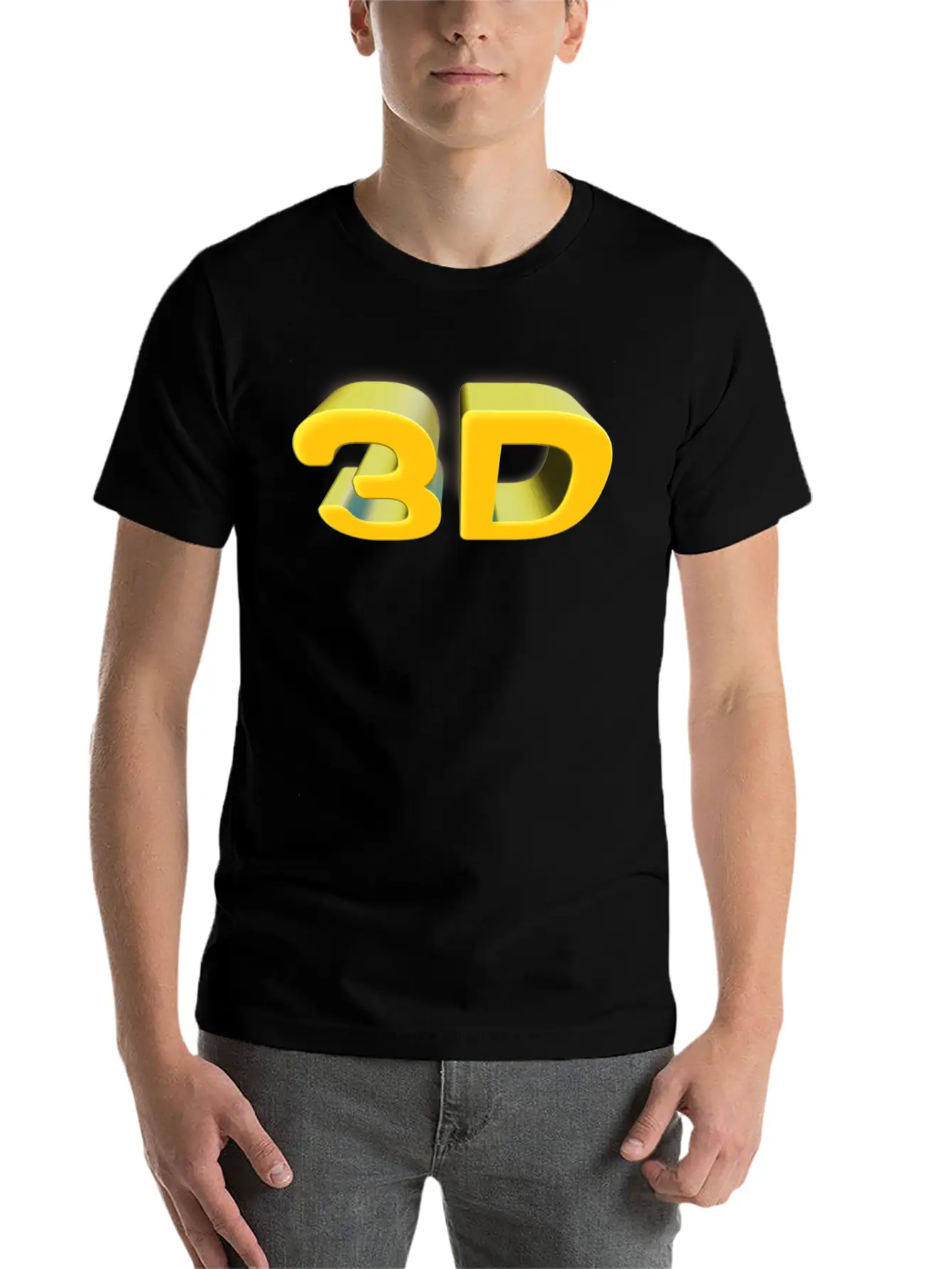 3D Unisex Cotton Tee – Relaxed Fit For Any Occasion