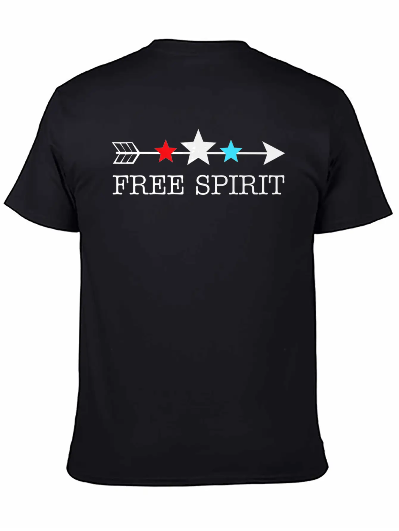 4th Of July Arrow Stars Free Spirit Essential Unisex Summer Tee – Soft Cotton Casual Fit