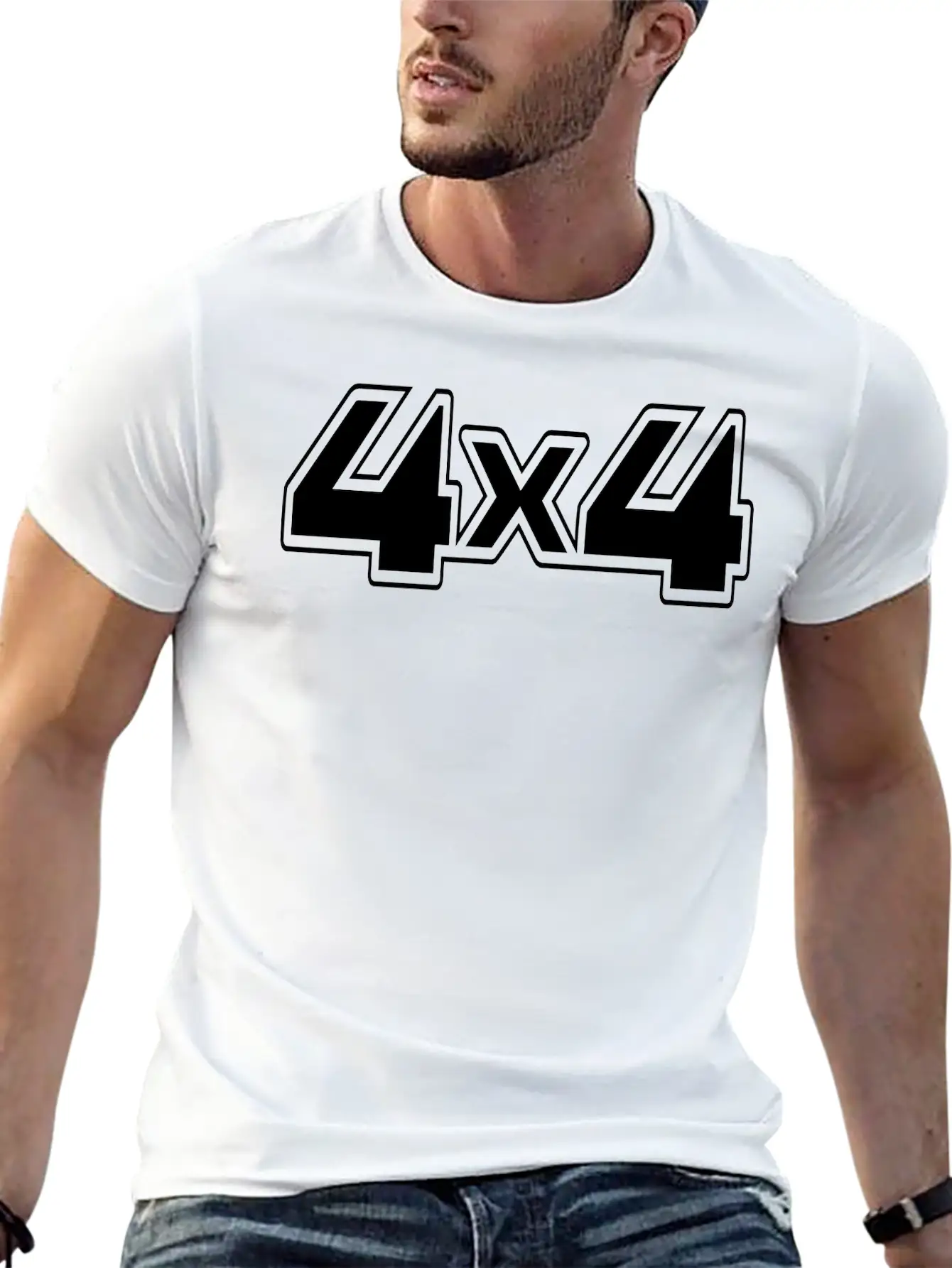 4X4-2 Breathable Soft Cotton T-Shirt – Timeless Casual Look
