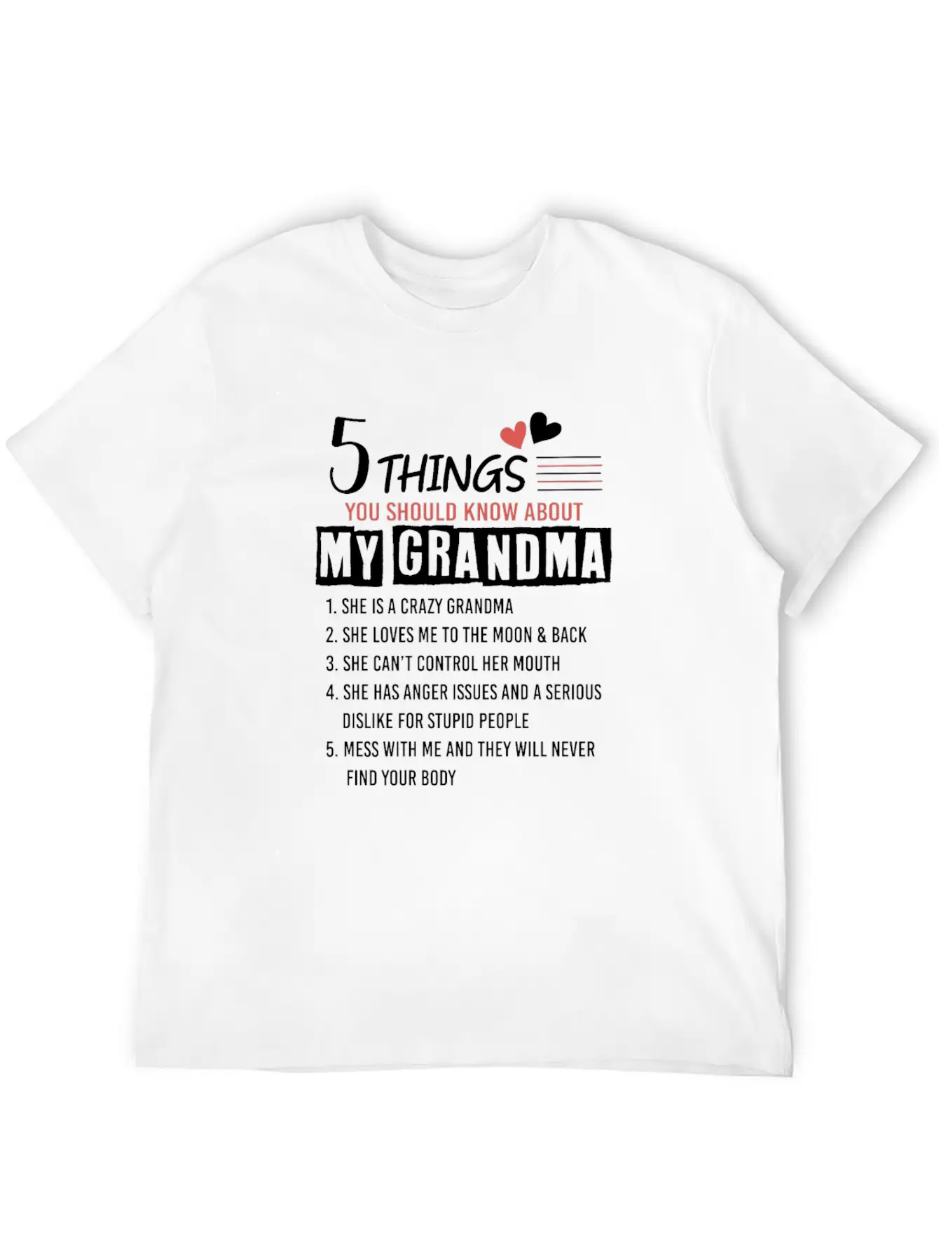 5 Things You Should Know About My Grandma Soft Cotton Short Sleeve Tee – Unisex Wardrobe Staple
