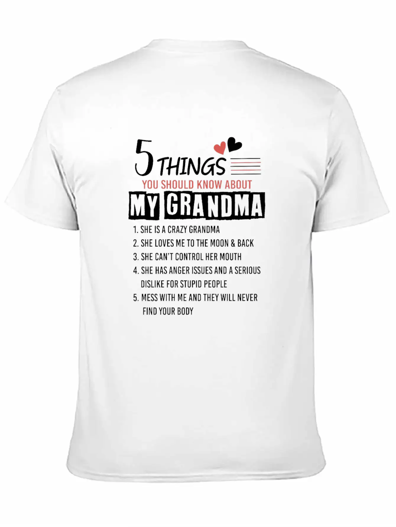 5 Things You Should Know About My Grandma Soft Cotton Short Sleeve Tee – Unisex Wardrobe Staple