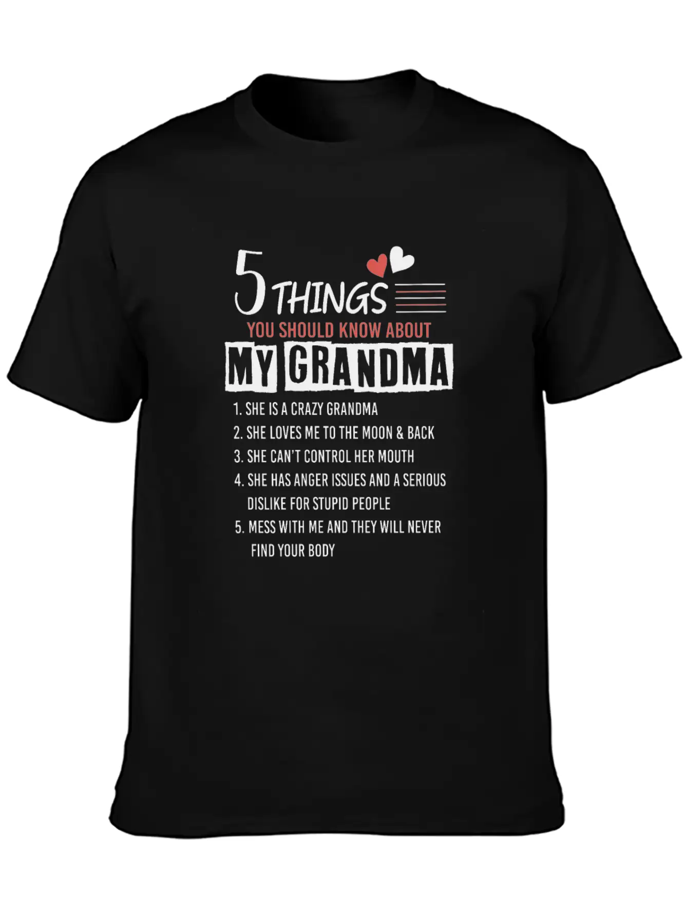 5 Things You Should Know About My Grandma Soft Cotton Short Sleeve Tee – Unisex Wardrobe Staple