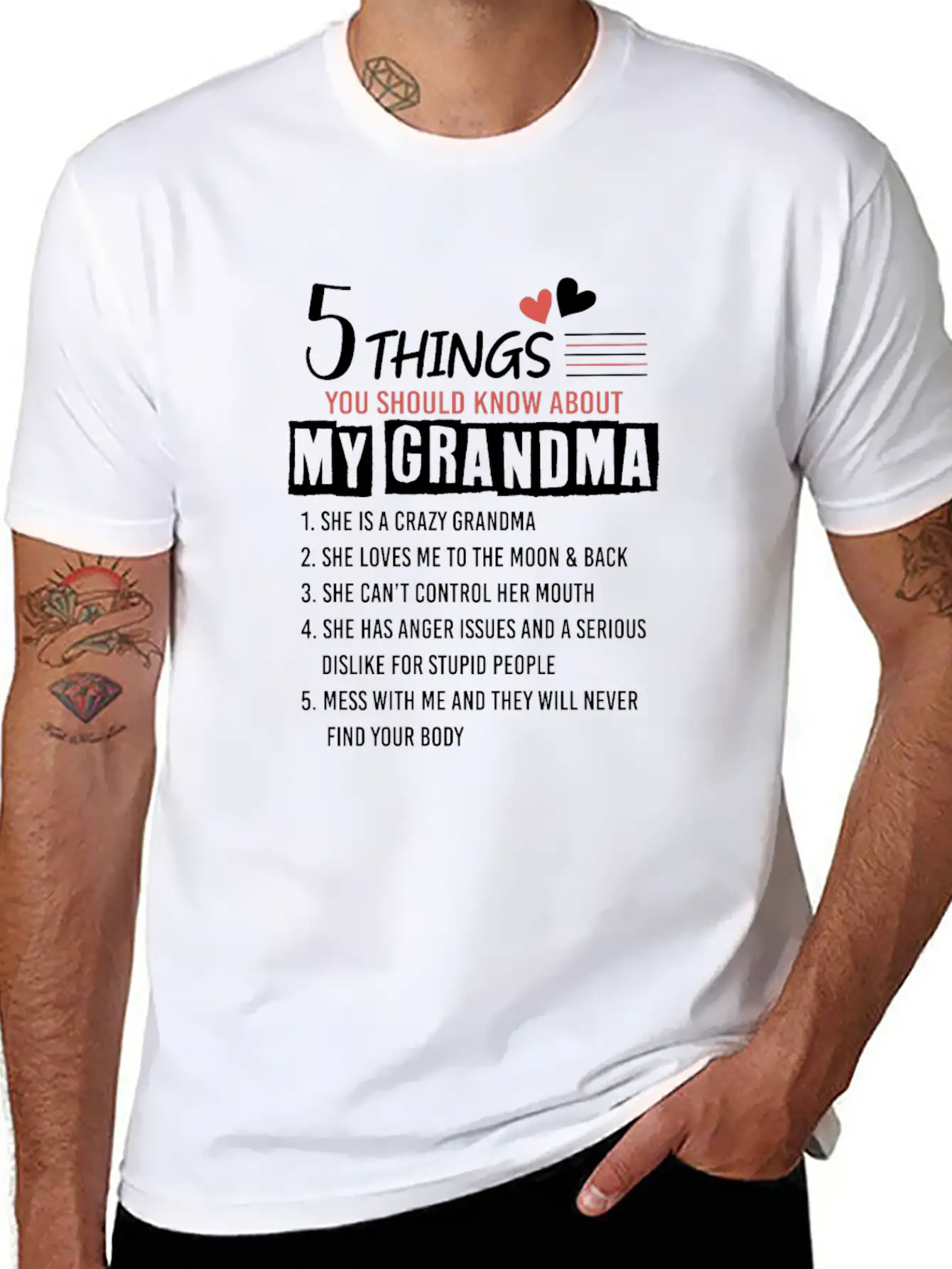 5 Things You Should Know About My Grandma Soft Cotton Short Sleeve Tee – Unisex Wardrobe Staple