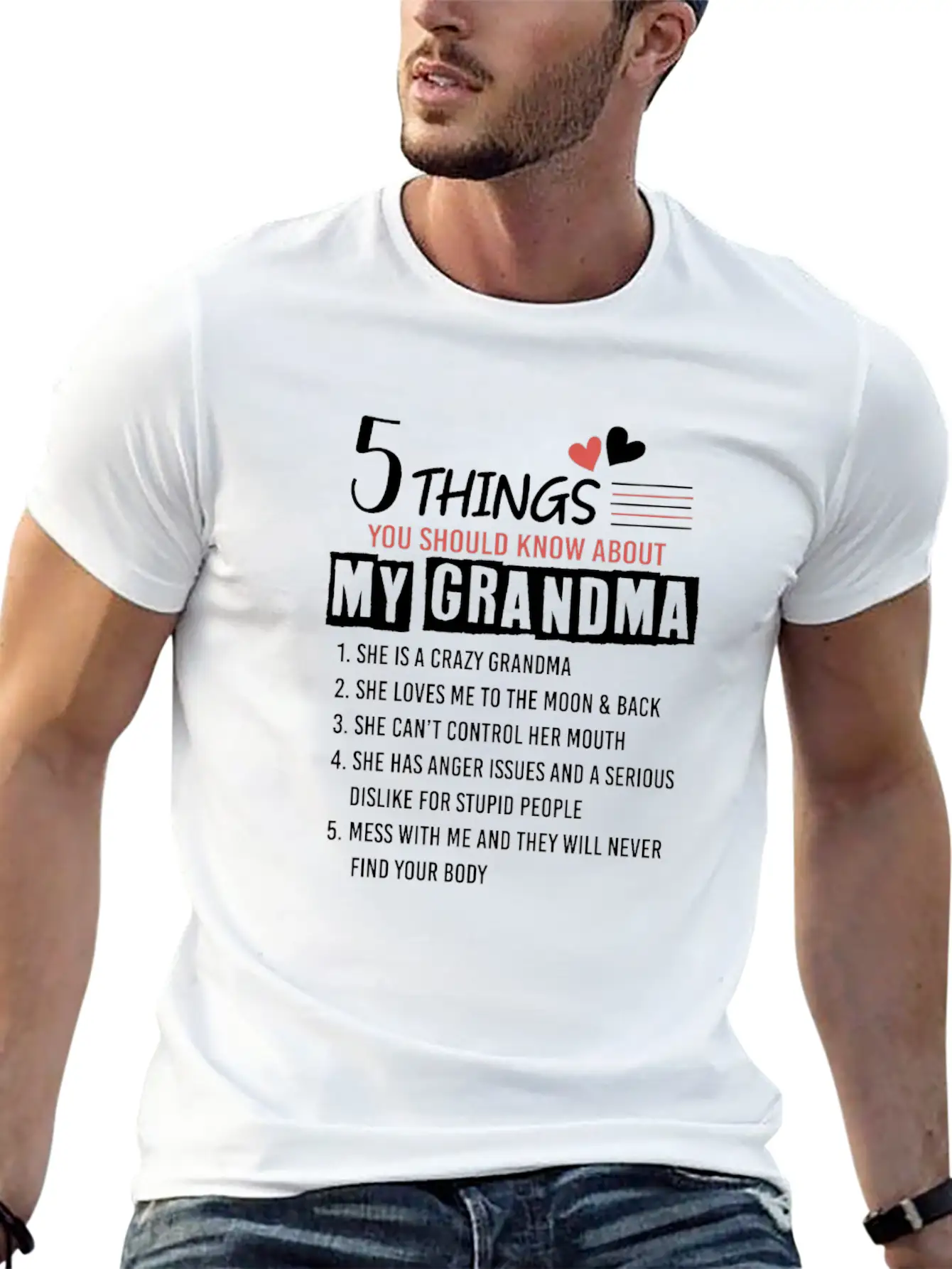 5 Things You Should Know About My Grandma Soft Cotton Short Sleeve Tee – Unisex Wardrobe Staple