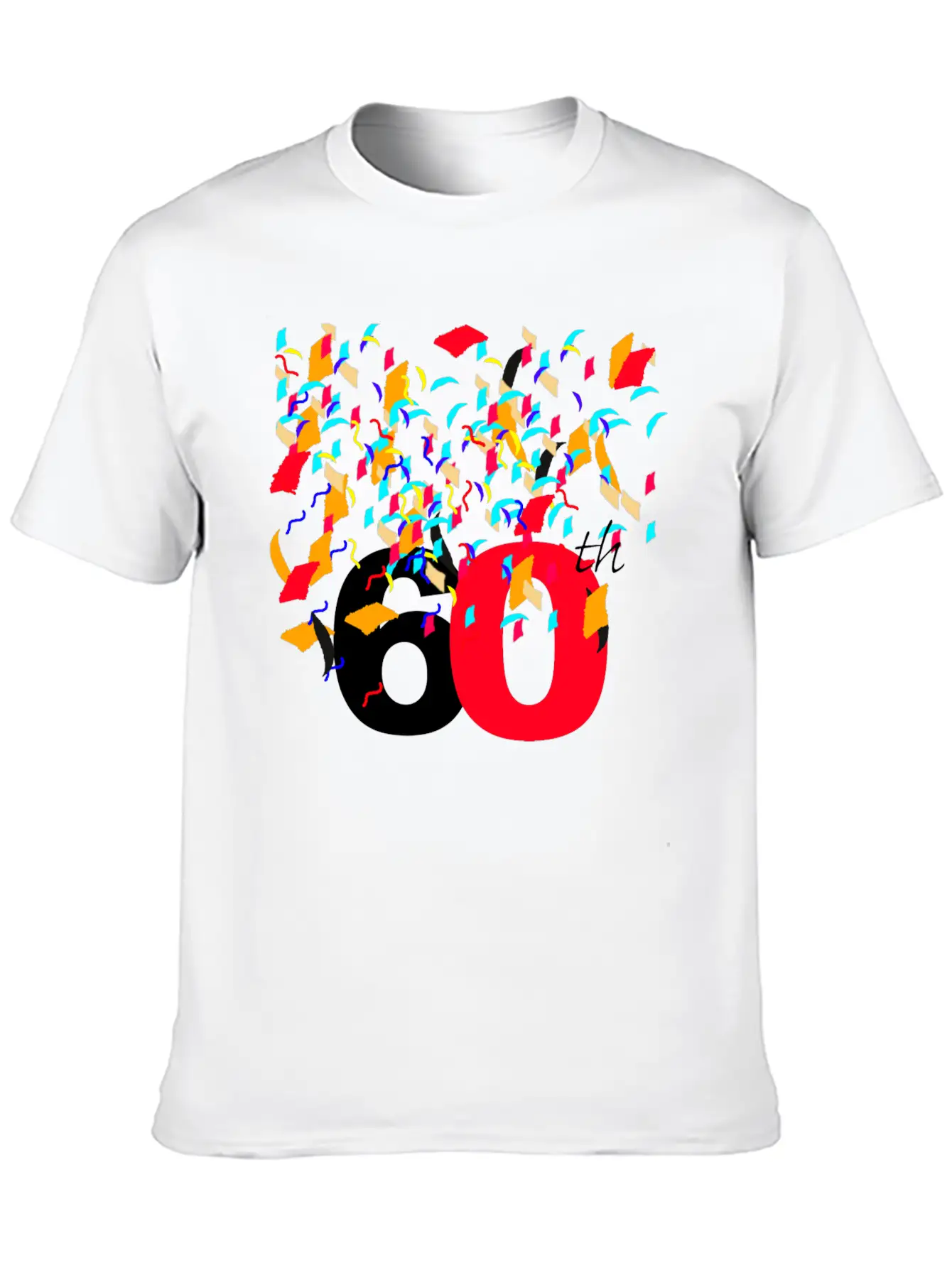 60th Celebrating,Anniversary,Birthday T-shirt Soft Cotton Short Sleeve Tee – Unisex Wardrobe Staple