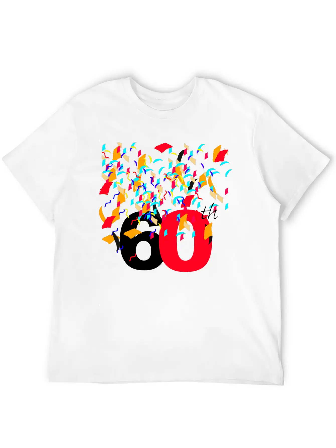 60th Celebrating,Anniversary,Birthday T-shirt Soft Cotton Short Sleeve Tee – Unisex Wardrobe Staple