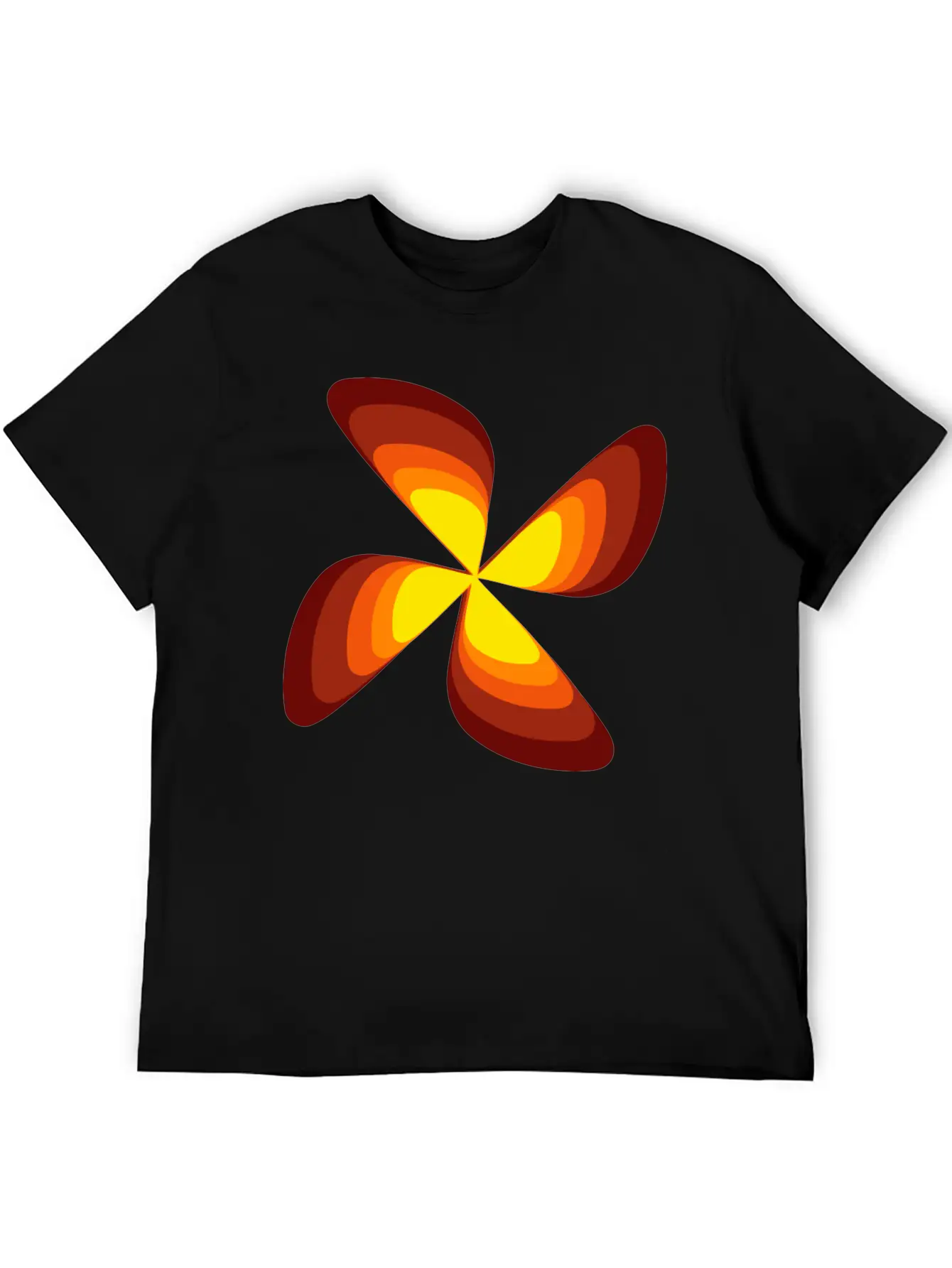 70s Flower Casual Graphic T-Shirt – Simple And Comfortable Daily Wear