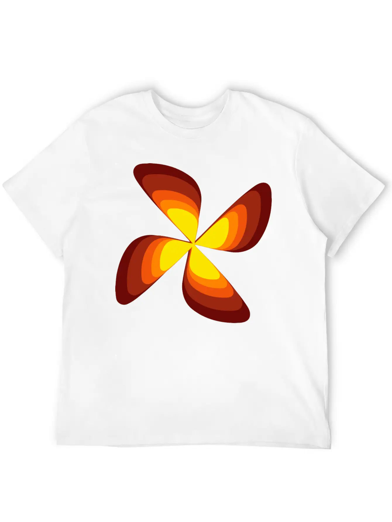 70s Flower Casual Graphic T-Shirt – Simple And Comfortable Daily Wear