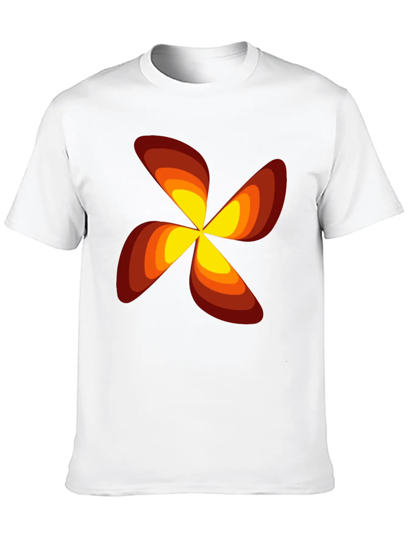 70s Flower Casual Graphic T-Shirt – Simple And Comfortable Daily Wear