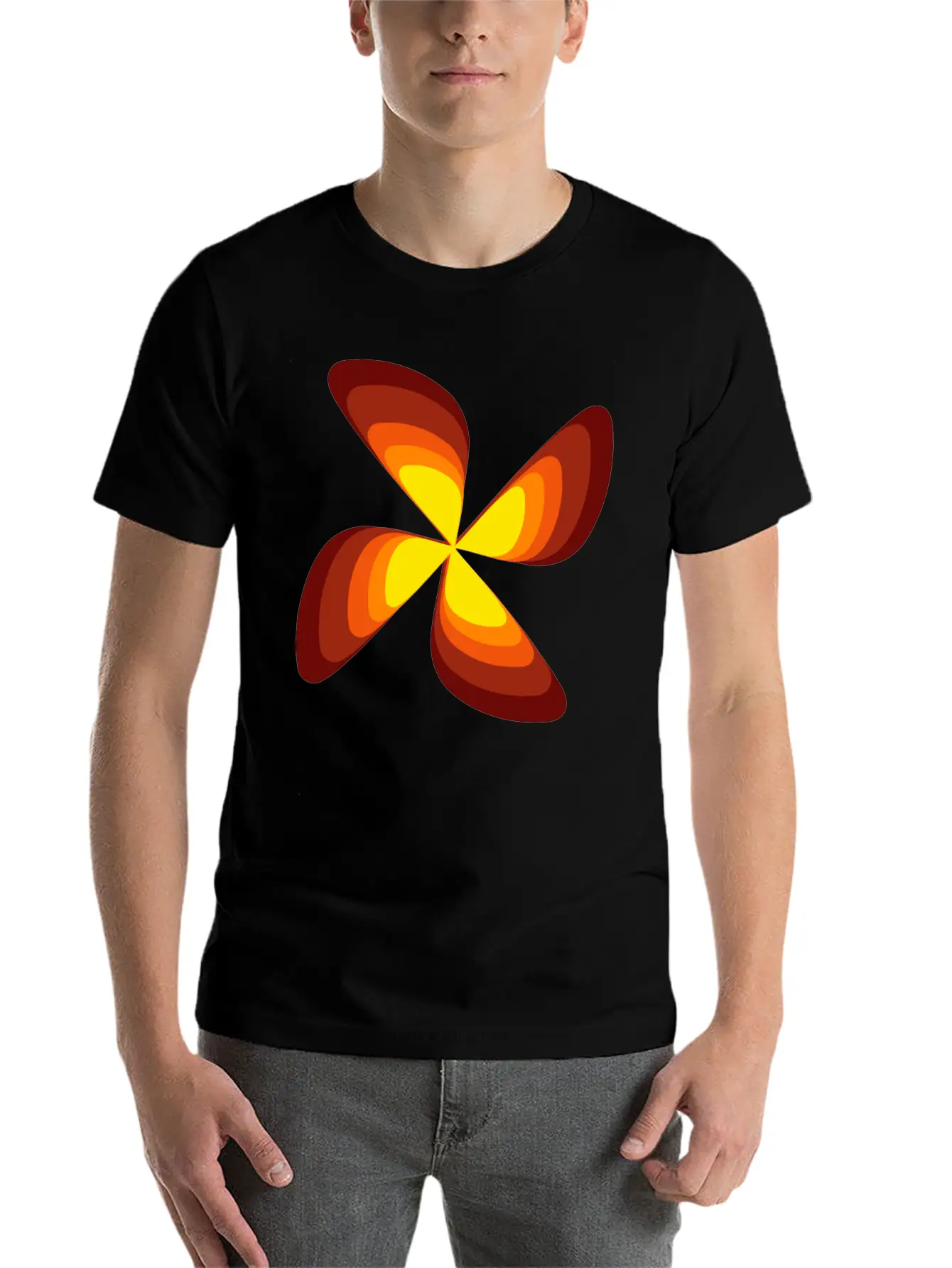 70s Flower Casual Graphic T-Shirt – Simple And Comfortable Daily Wear