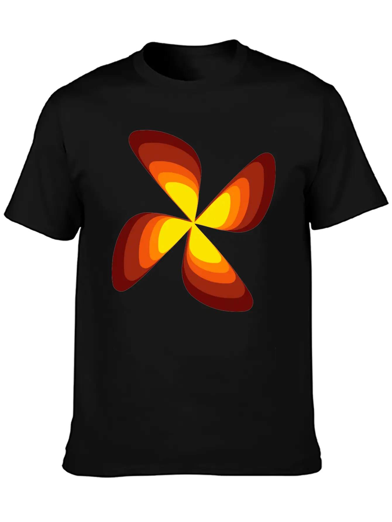 70s Flower Casual Graphic T-Shirt – Simple And Comfortable Daily Wear