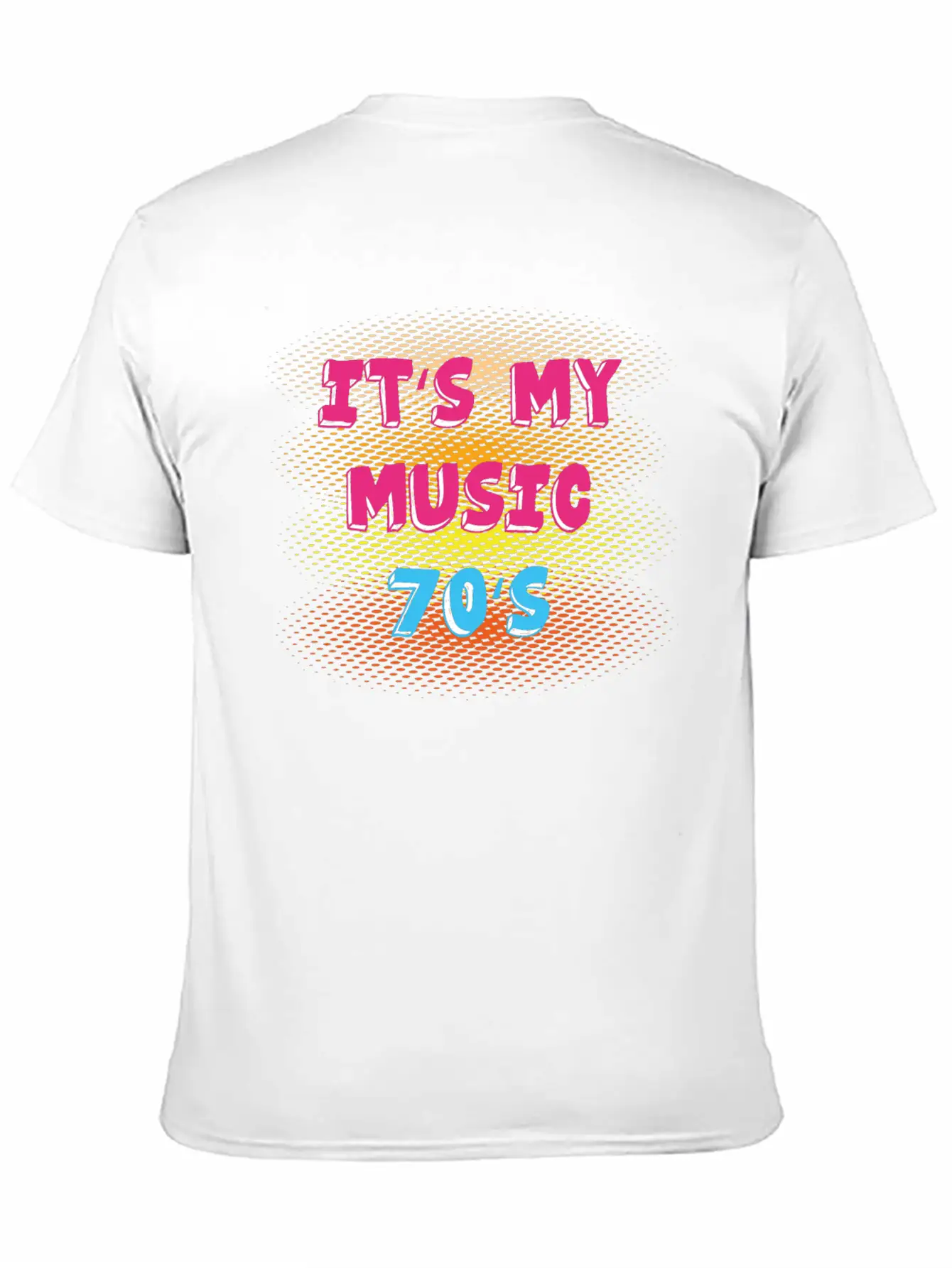 70s Music Breathable Soft Cotton T-Shirt – Timeless Casual Look