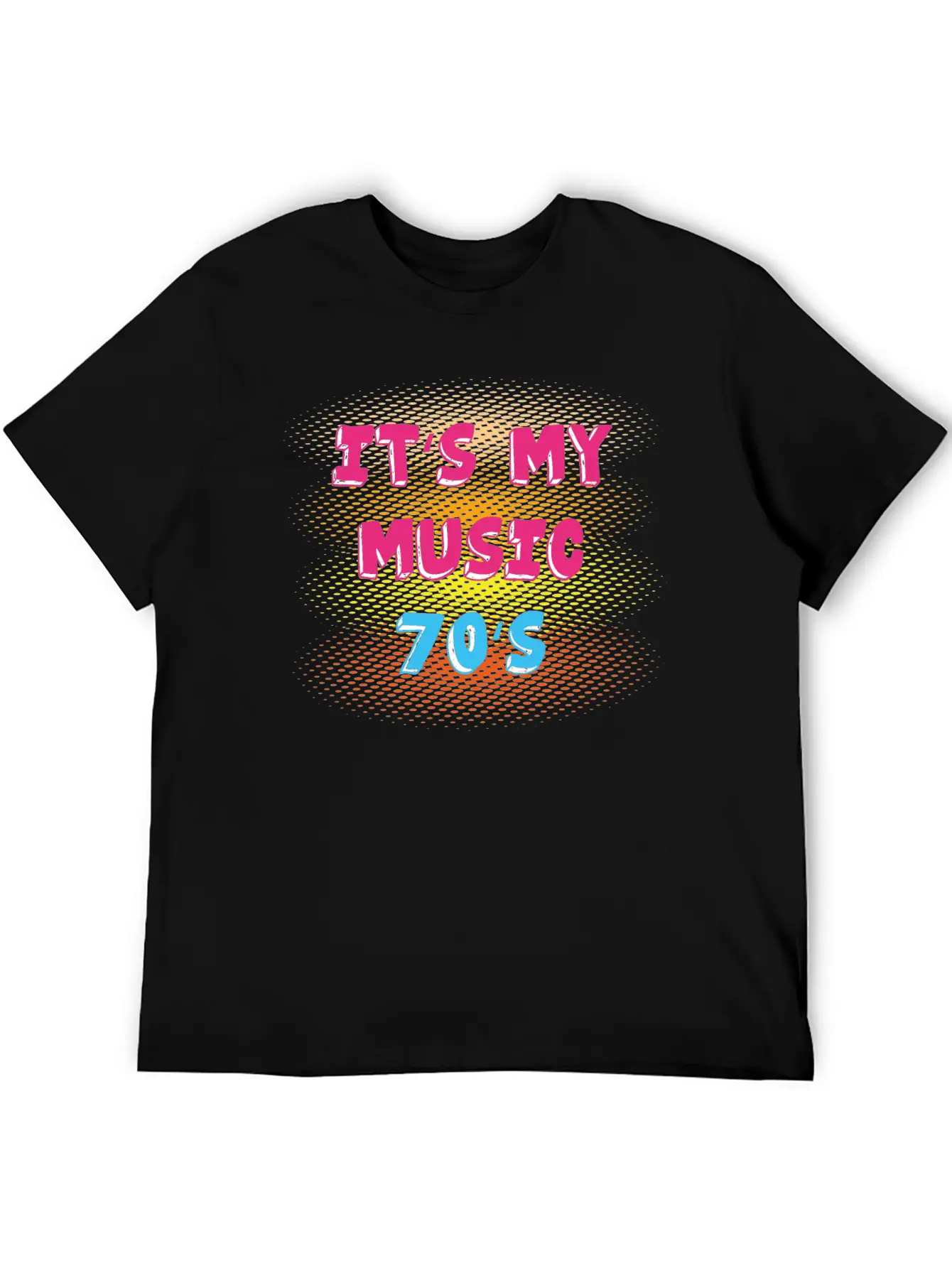 70s Music Breathable Soft Cotton T-Shirt – Timeless Casual Look
