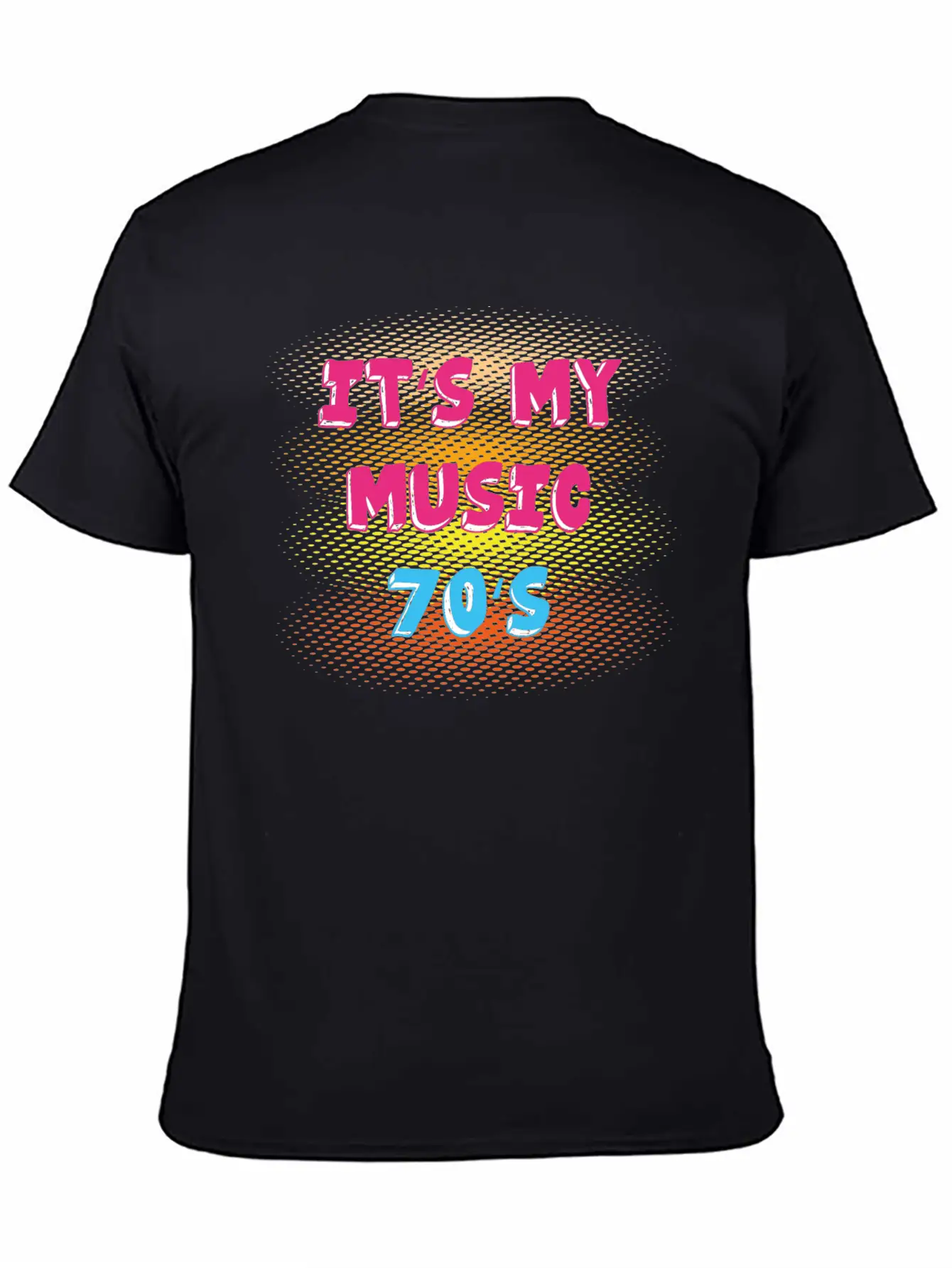 70s Music Breathable Soft Cotton T-Shirt – Timeless Casual Look