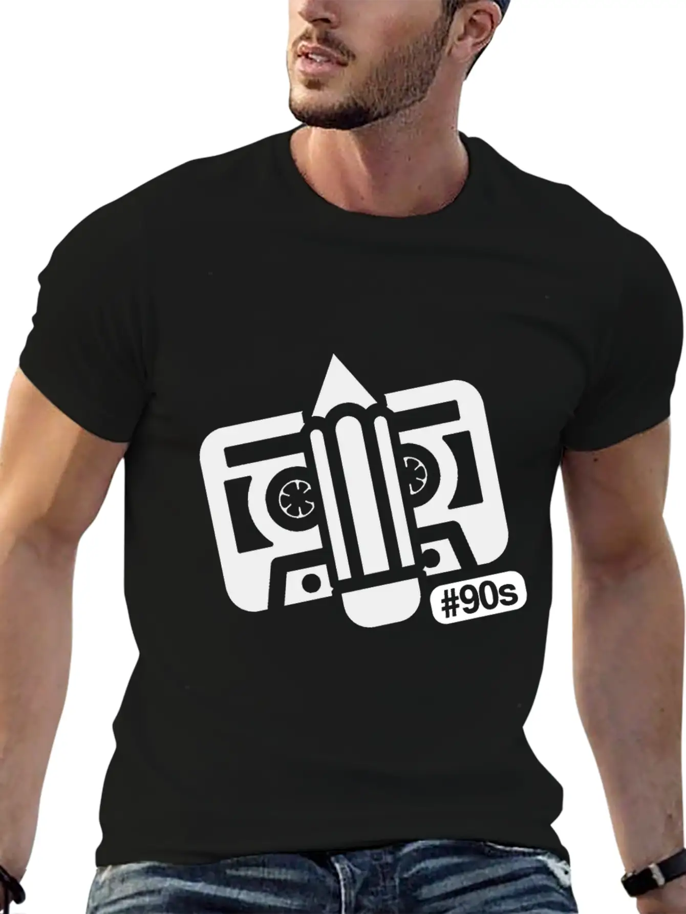 90s Cassette Essential Unisex Summer Tee – Soft Cotton Casual Fit