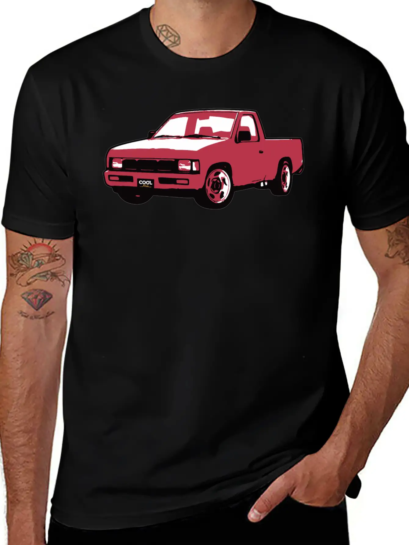 90s Red N Truck Essential Unisex Summer Tee – Soft Cotton Casual Fit