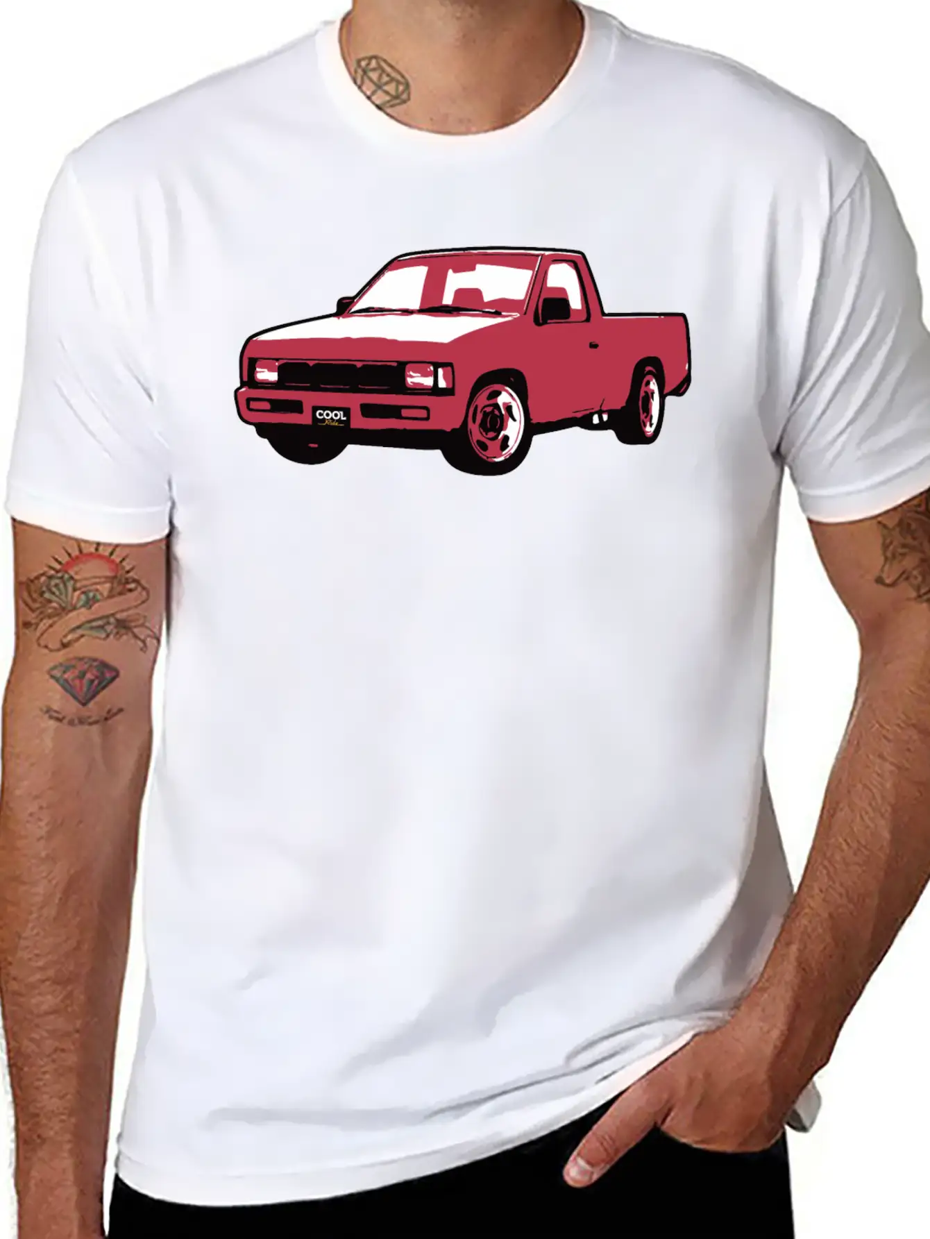 90s Red N Truck Essential Unisex Summer Tee – Soft Cotton Casual Fit