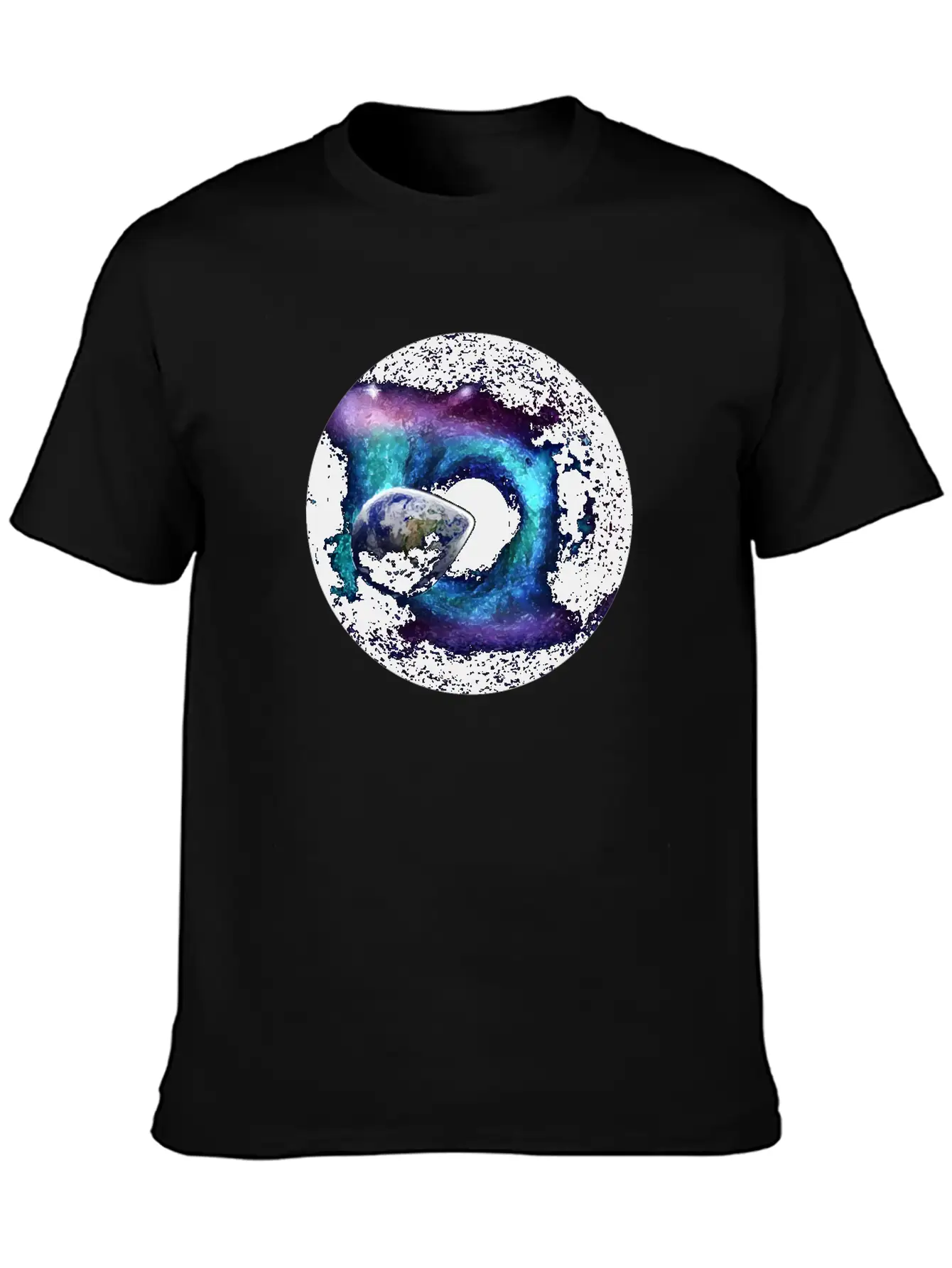 A Black Hole In The Universe Space Earth End Essential Unisex Summer Tee – Soft Cotton Casual Fit