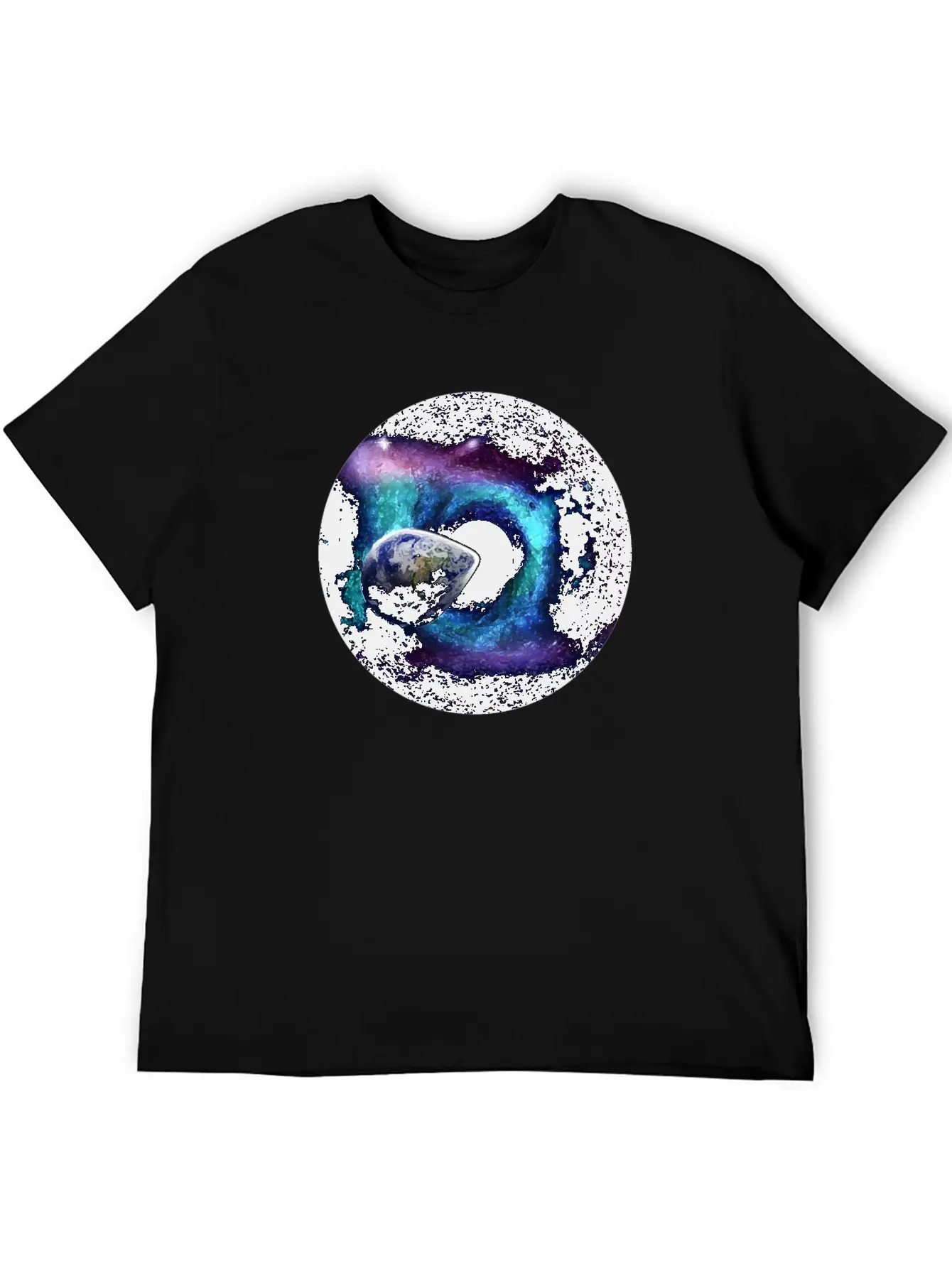 A Black Hole In The Universe Space Earth End Essential Unisex Summer Tee – Soft Cotton Casual Fit