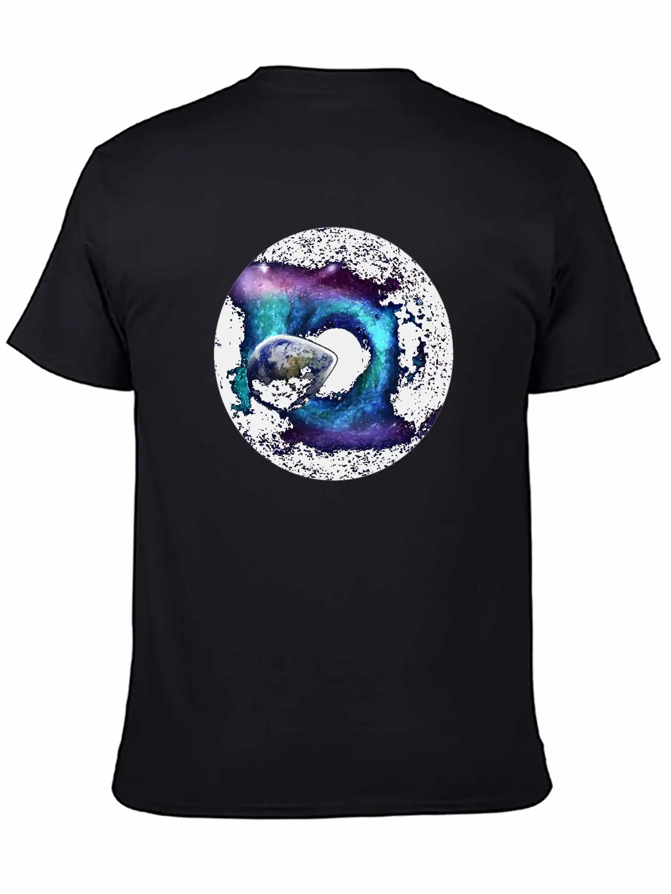 A Black Hole In The Universe Space Earth End Essential Unisex Summer Tee – Soft Cotton Casual Fit