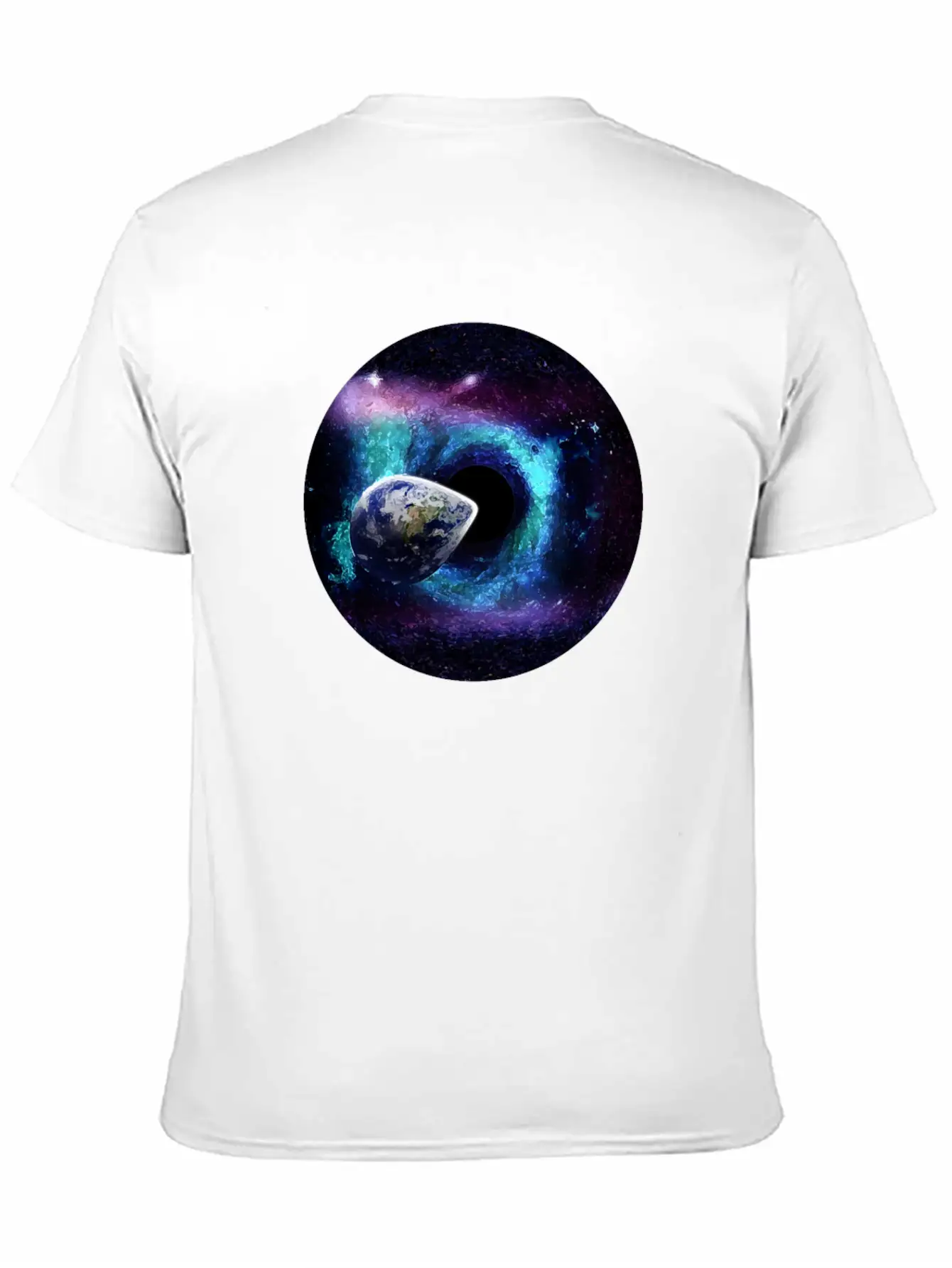 A Black Hole In The Universe Space Earth End Essential Unisex Summer Tee – Soft Cotton Casual Fit
