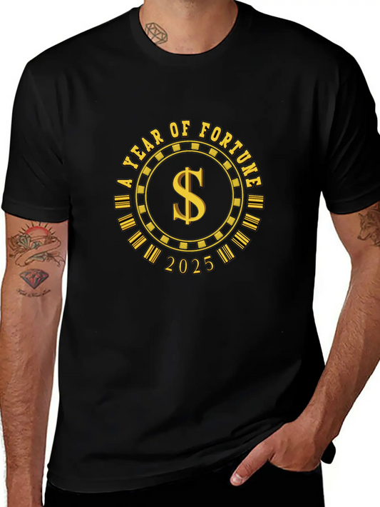 A Year Of Fortune In 2025_Time To Get Rich Unisex Cotton Tee – Relaxed Fit For Any Occasion